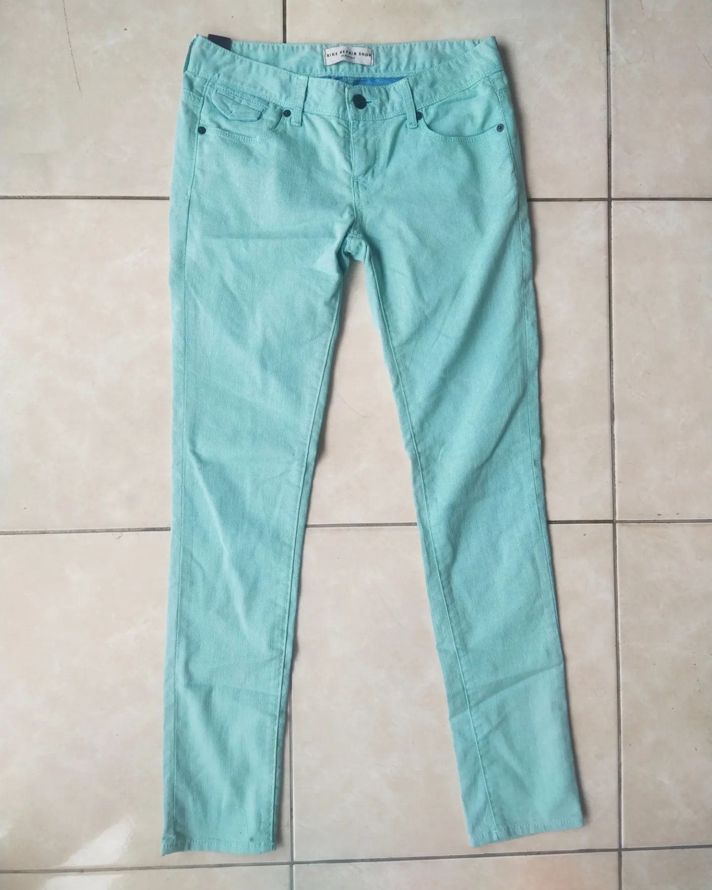 BEANPOLE Beanpole Bike Repair Shop Cyan Chino Pants Size 27" / US 4 / IT 40 - 3 Thumbnail