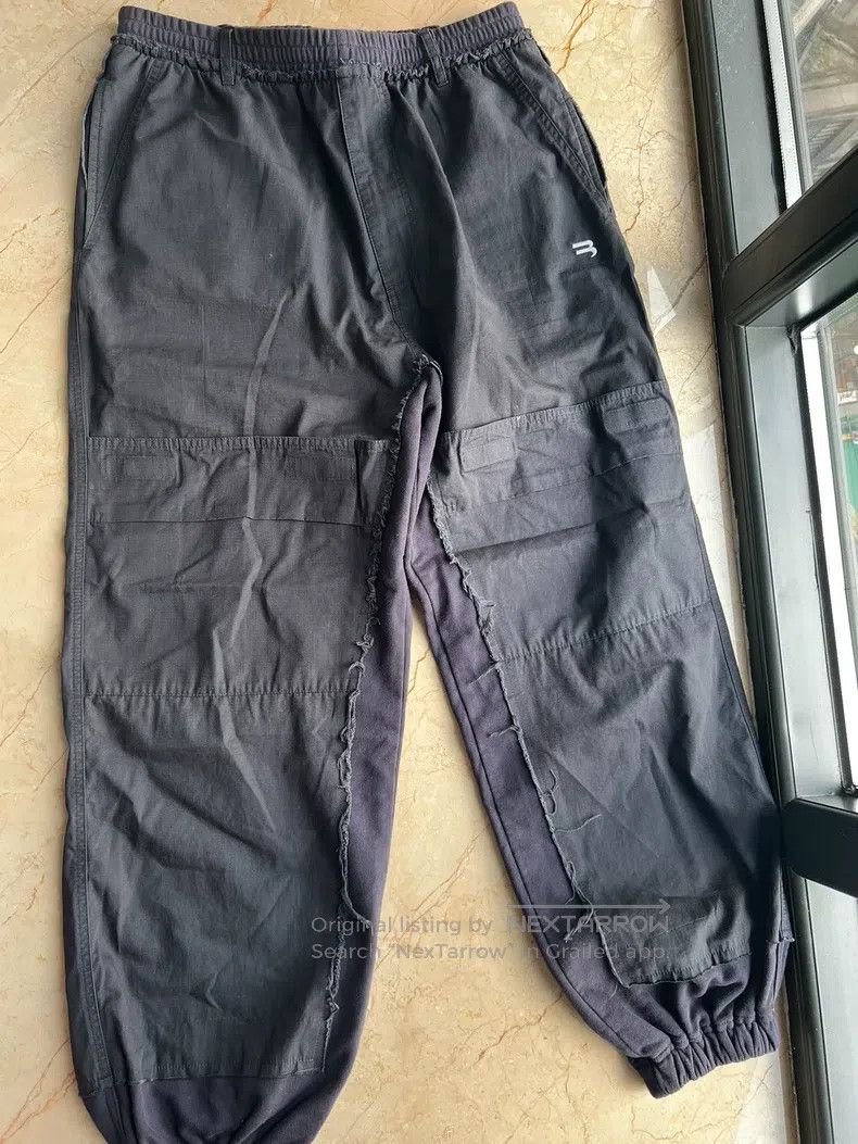 Balenciaga Balenciaga Patchwork Destroyed Sports Pants Size US 32 / EU 48 - 1 Thumbnail