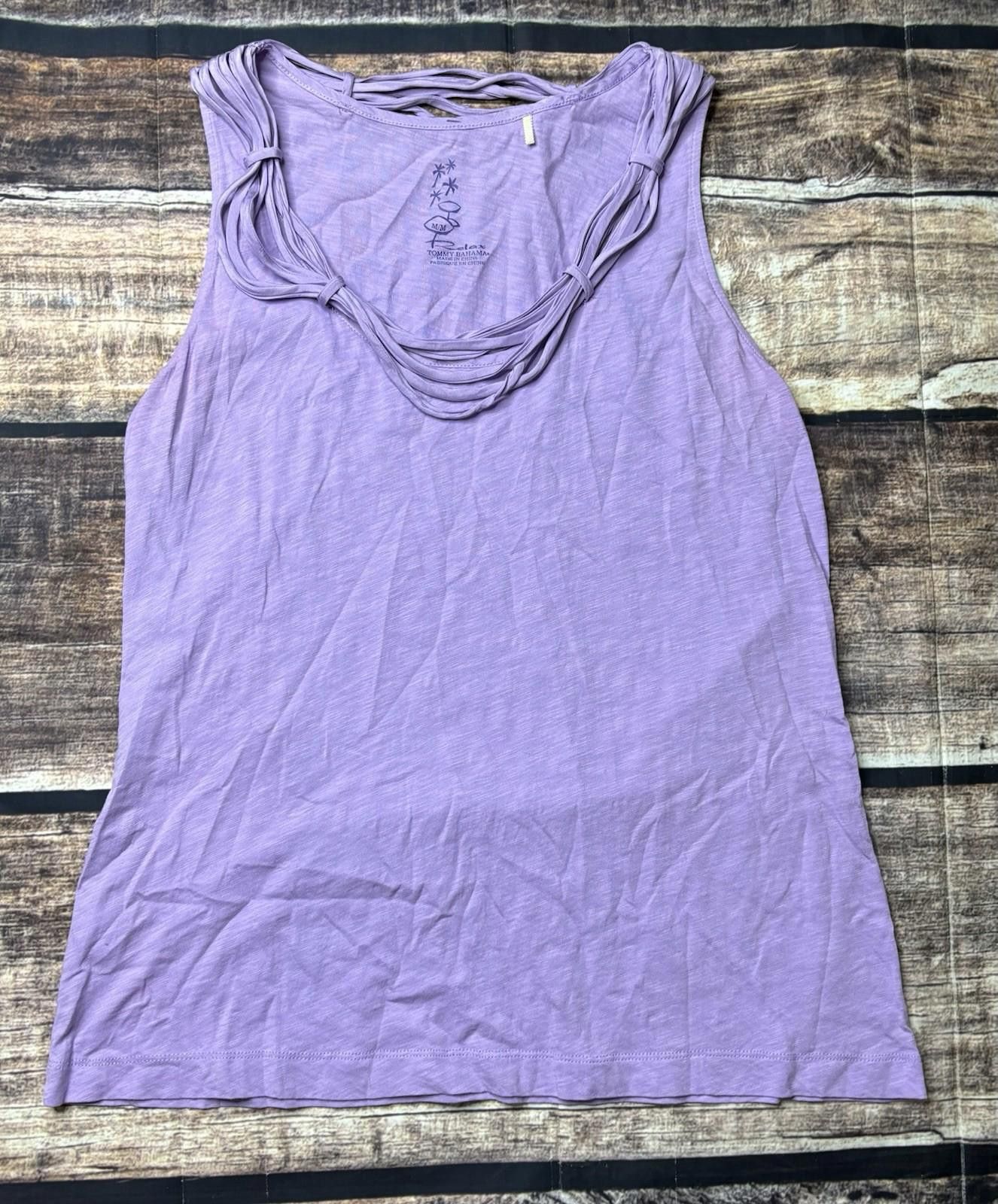 Tommy Bahama Tommy Bahama Relax Tank Top Womens Medium Silk Garniture Size M / US 6-8 / IT 42-44 - 1 Thumbnail