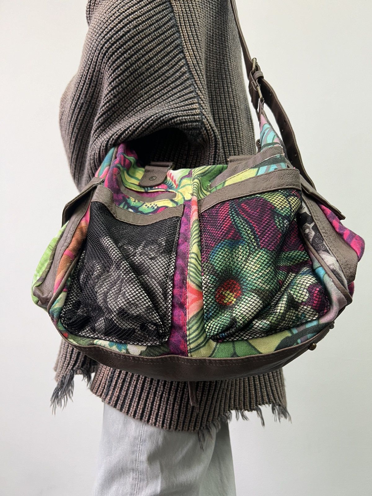 Designer × Desigual Jean Paul Gaultier JPG style Desigual Vintage crazy bag Size ONE SIZE - 1 Thumbnail