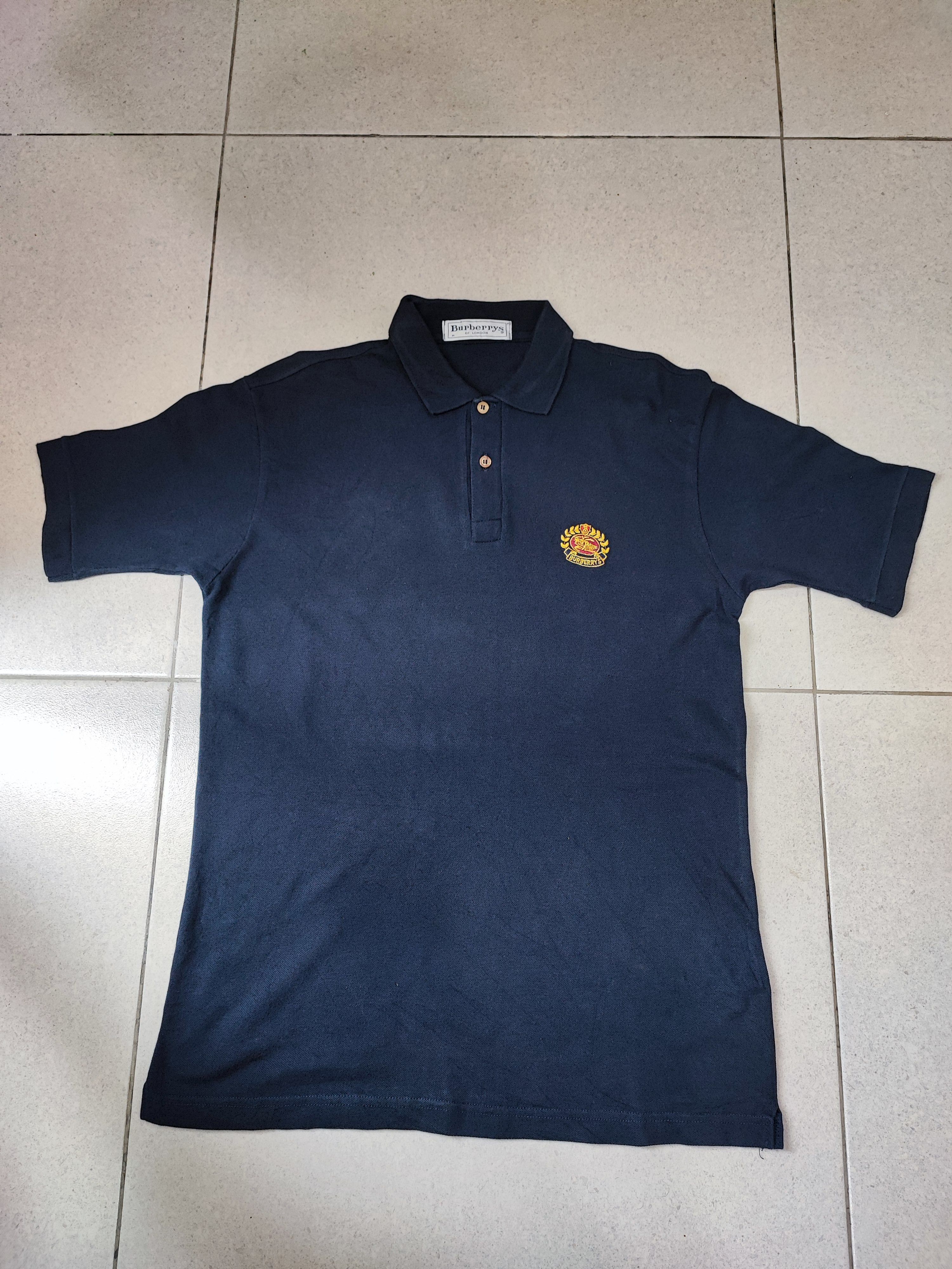 Burberry Vintage Burberry Polo Shirt Made in Italy Size US M / EU 48-50 / 2 - 7 Thumbnail