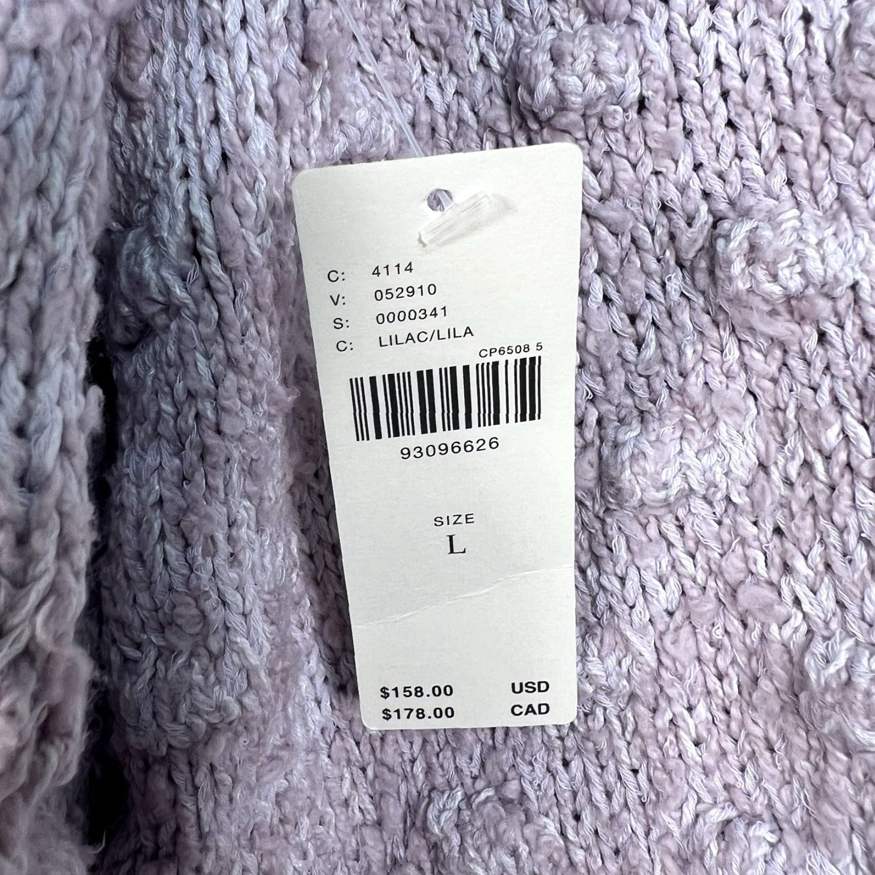 Anthropologie ANTHROPOLOGIE Balloon Sleeve Collared Cardigan Sweater Womens Large Purple Size L / US 10 / IT 46 - 7 Thumbnail