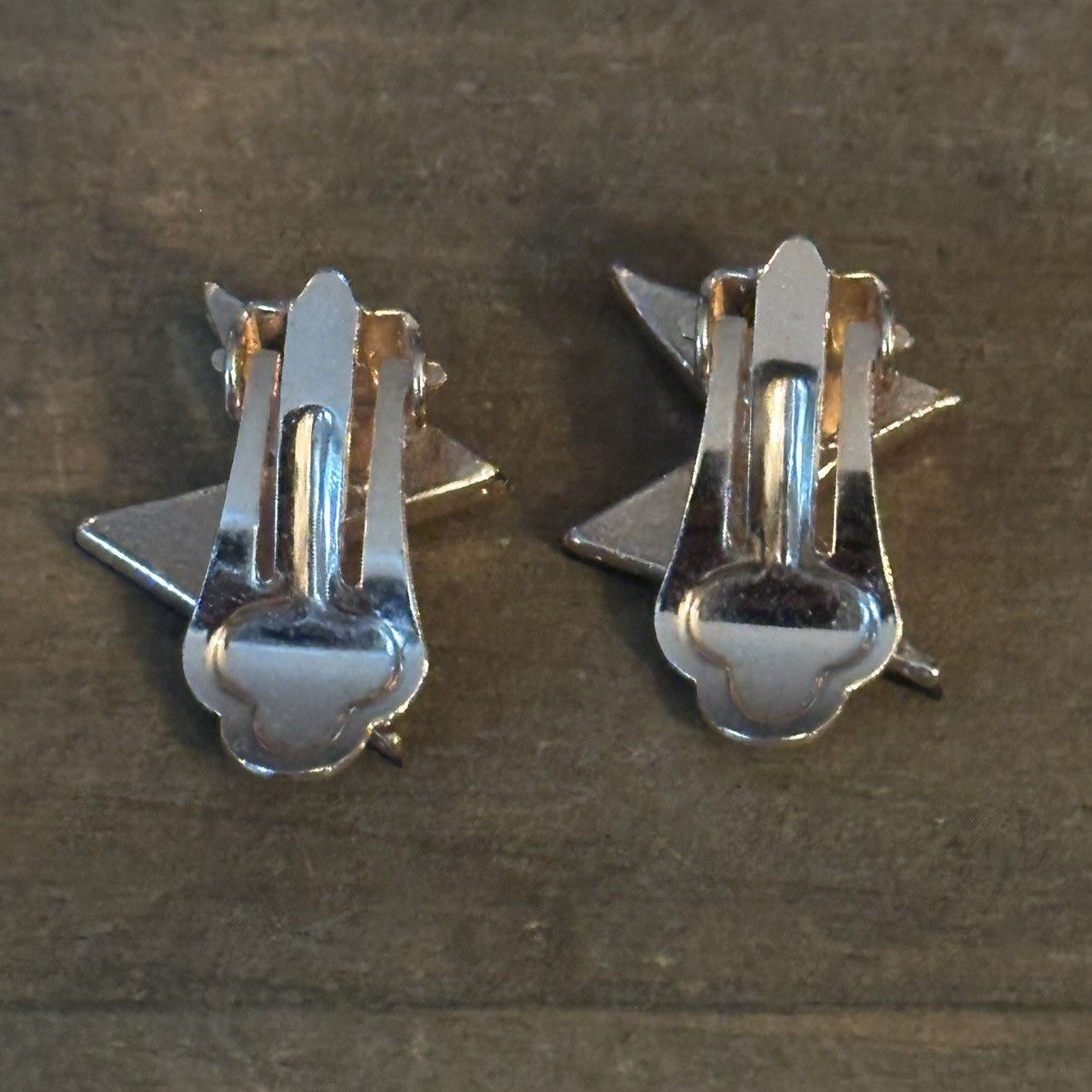 Vintage Vintage modern geometric clip on earrings Size ONE SIZE - 4 Thumbnail