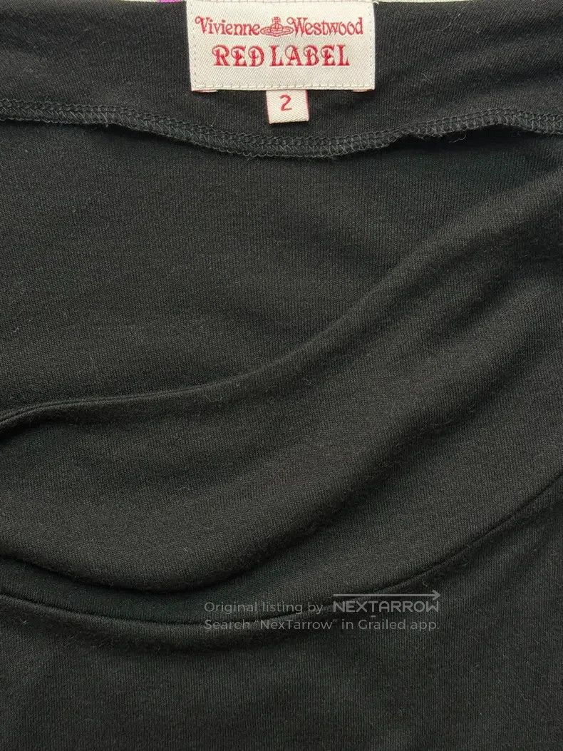 Vivienne Westwood Vivienne Westwood Black Off Shoulder Long Sleeve Top, Can Size M / US 6-8 / IT 42-44 - 7 Thumbnail