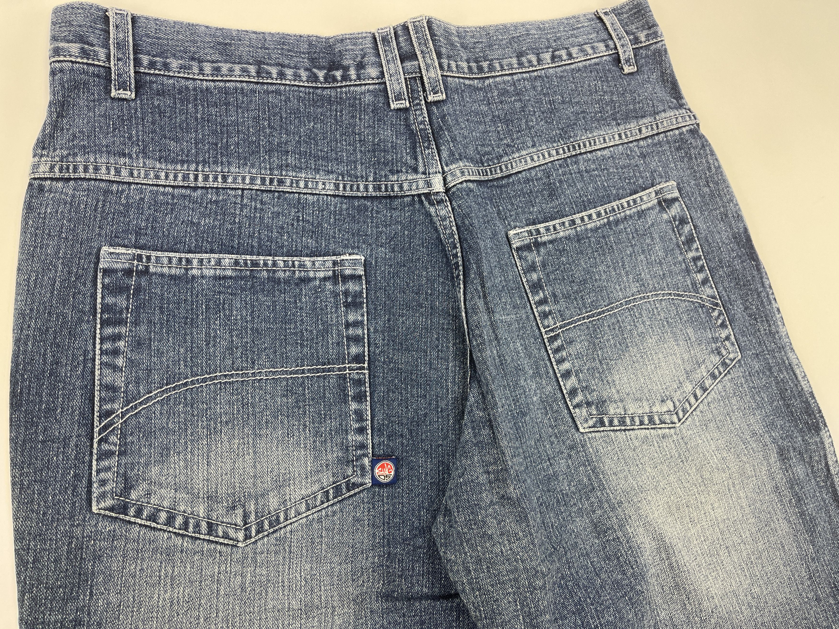 Vintage SWG jeans, blue Street War Gear vintage baggy hip hop 90s 36 Size US 36 / EU 52 - 6 Thumbnail
