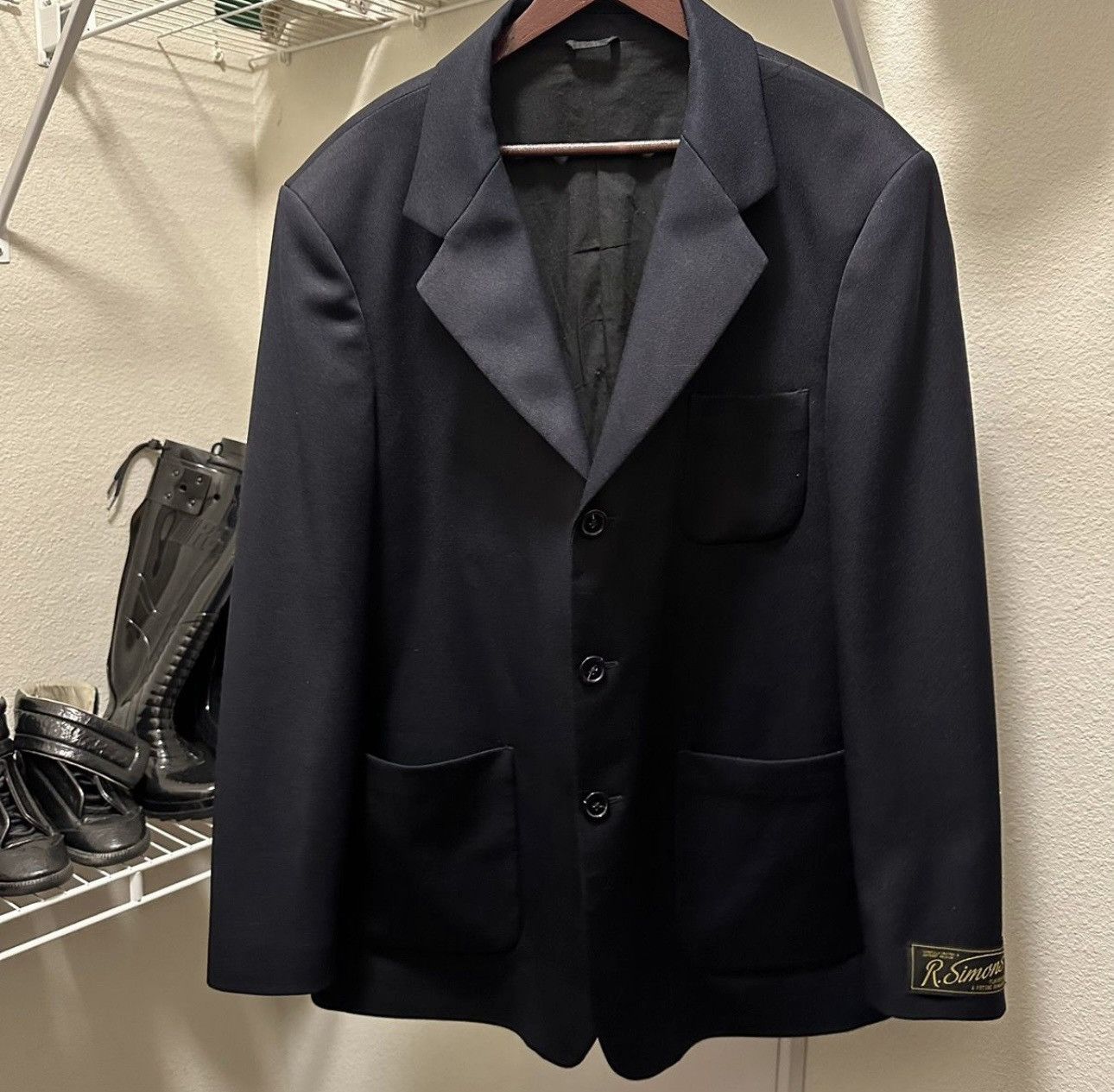 Raf Simons RAF SIMONS OVERSIZED SCHOOL UNIFORM BLAZER | Grailed