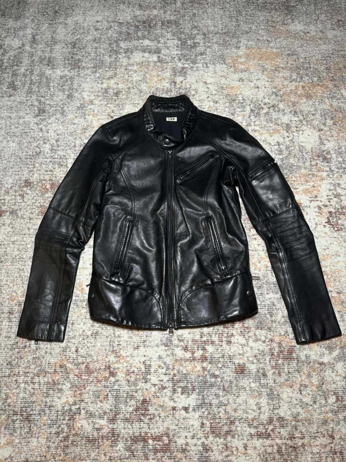 ジャケット・アウター 00s archive L.G.B. leather riders jacket LGB - 00s archive L.G.B. leather RIDERS jacketの通販 by n 即