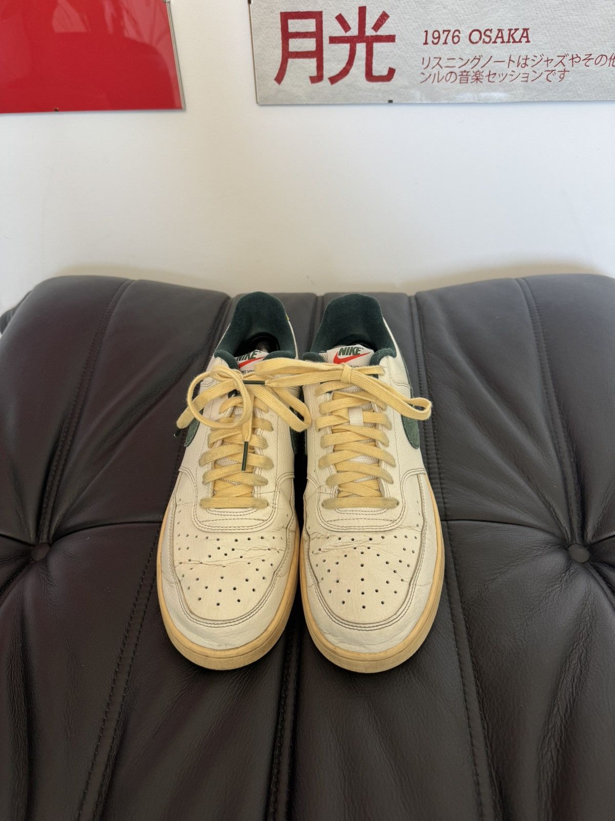 Nike Nike Court Vision Vintage Green Cream White Low Dunk Vibe Size US 11 / EU 44 - 2 Thumbnail