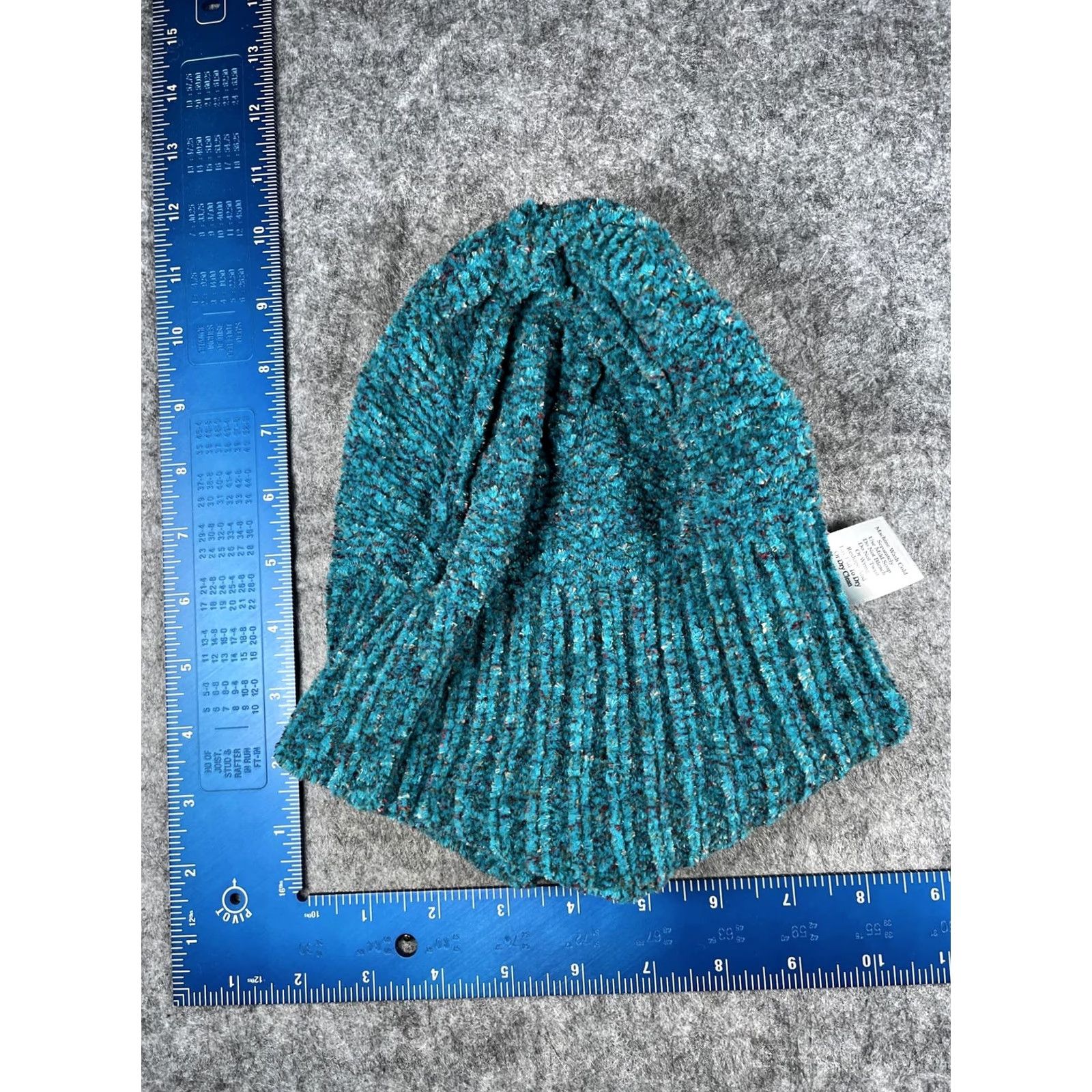 Coldwater Creek Coldwater Creek Beanie Unisex One Size Blue Knit Winter Hat Stretch Cozy Casual Slim Foldover Cuff Mens Womens Adults Size ONE SIZE - 5 Thumbnail