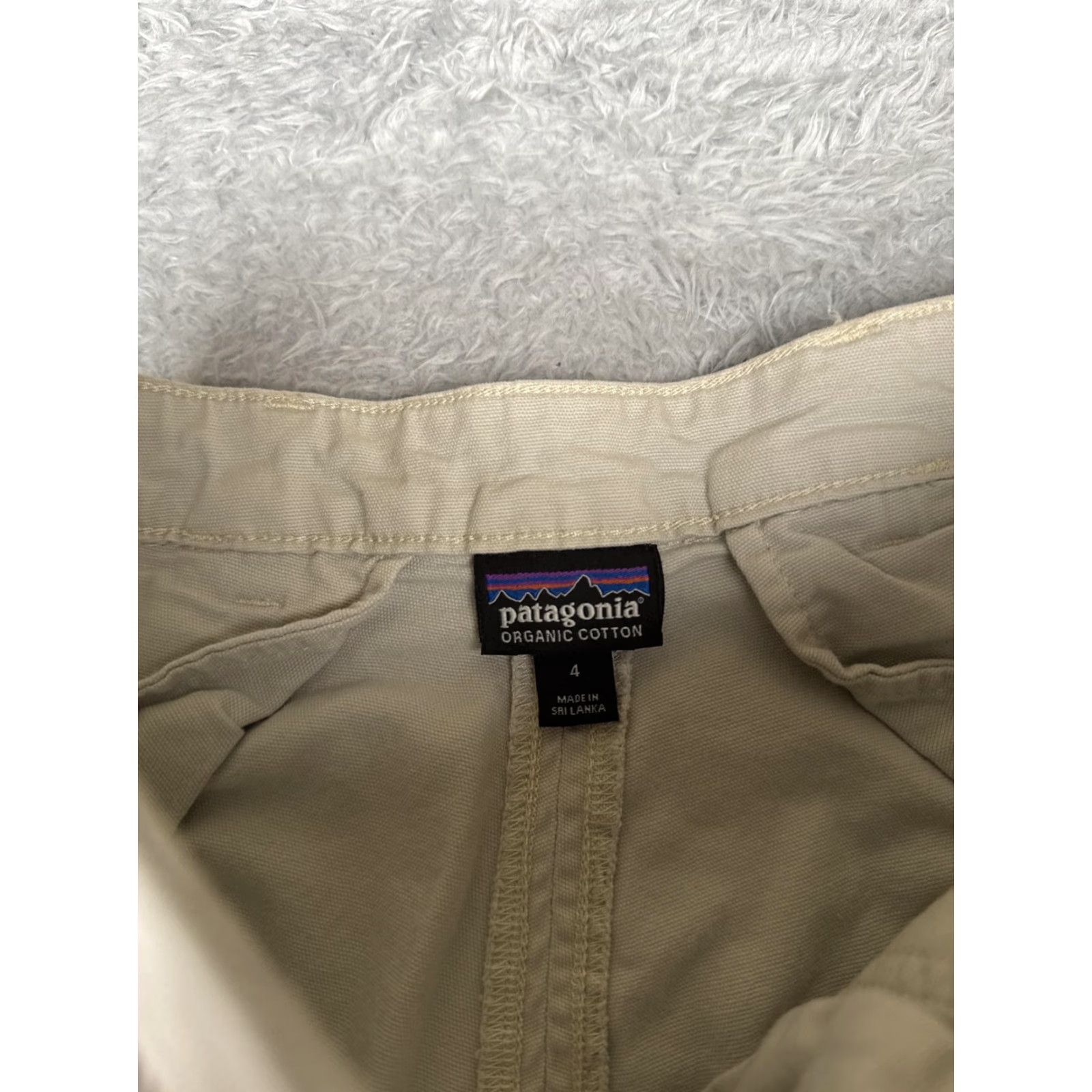 Patagonia Patagonia Pants Womens 4 Beige Organic Cotton Casual Wide Leg Twill Pockets Size 27" / US 4 / IT 40 - 6 Thumbnail