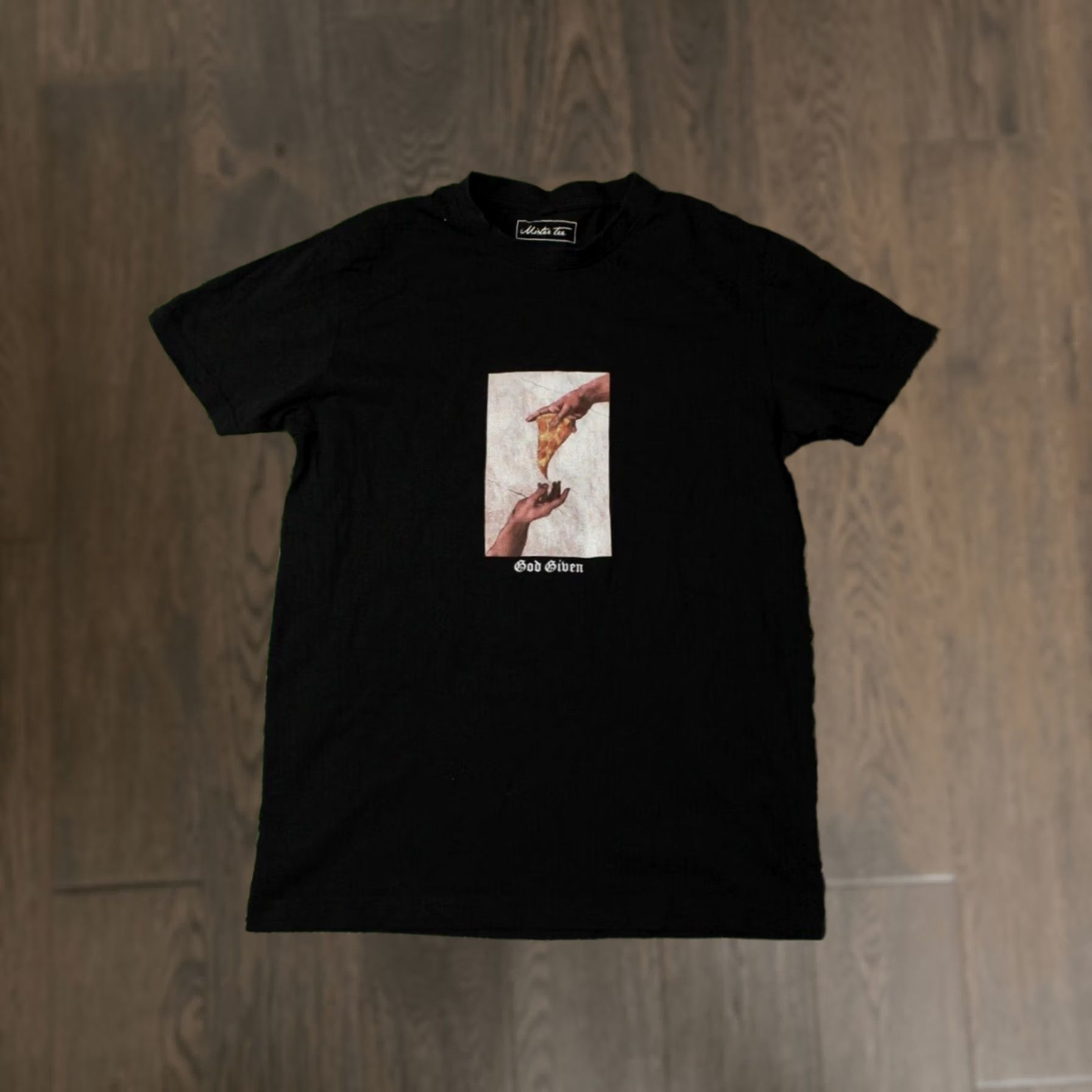 Vintage Mister Tee Shirt Men Graphical God Given 100% Cotton Short Sleeve Size M Black 2010s Size US M / EU 48-50 / 2 - 1 Thumbnail
