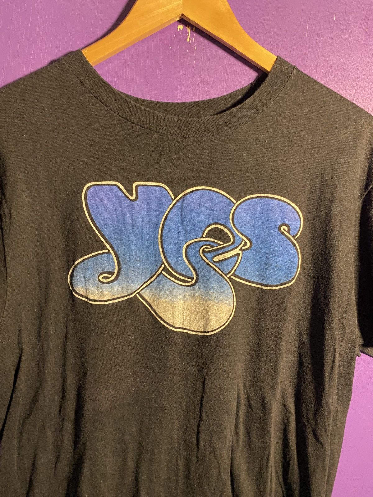 Band Tees Vintage 70s YES simple logo band tour tee Size US L / EU 52-54 / 3 - 3 Thumbnail