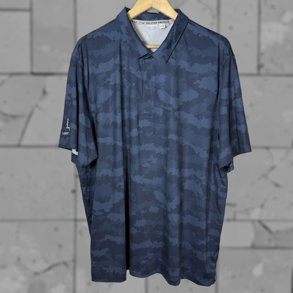 Puma PUMA Polo Shirt Men 2XL Athletic Blue Volition America Polo Shirt Mens XXL Athletic Fit Bluesed? Size US XXL / EU 58 / 5 - 1 Thumbnail