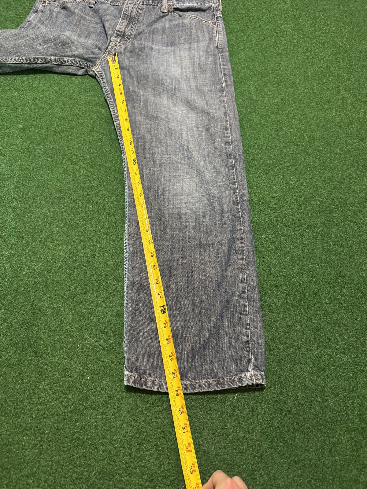 Levi's Vintage Clothing Vintage Levis 569 Loose Straight Baggy Y2K 37x29 Jeans Size US 37 - 7 Thumbnail