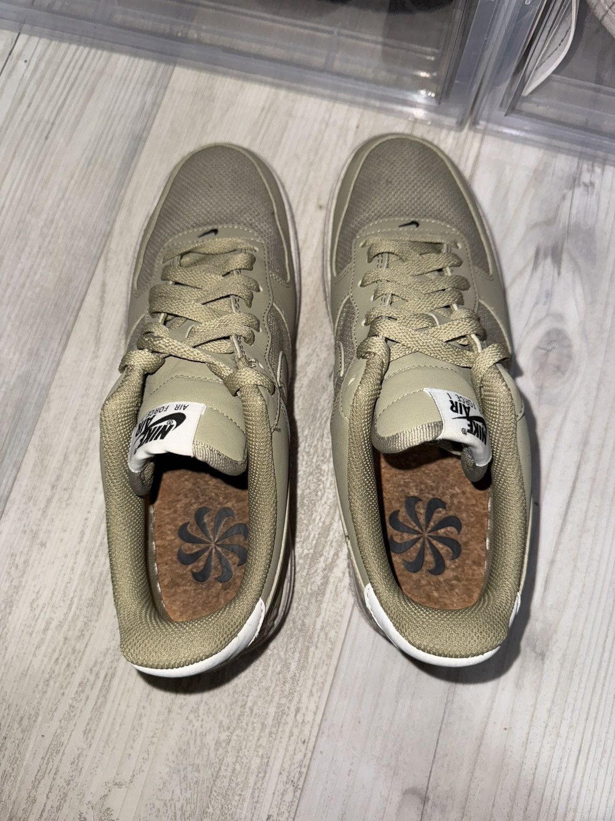Nike Nike Air Force 1 Low ‘07 LV8 Next Nature Olive Green Sail Size US 10 / EU 43 - 6 Thumbnail