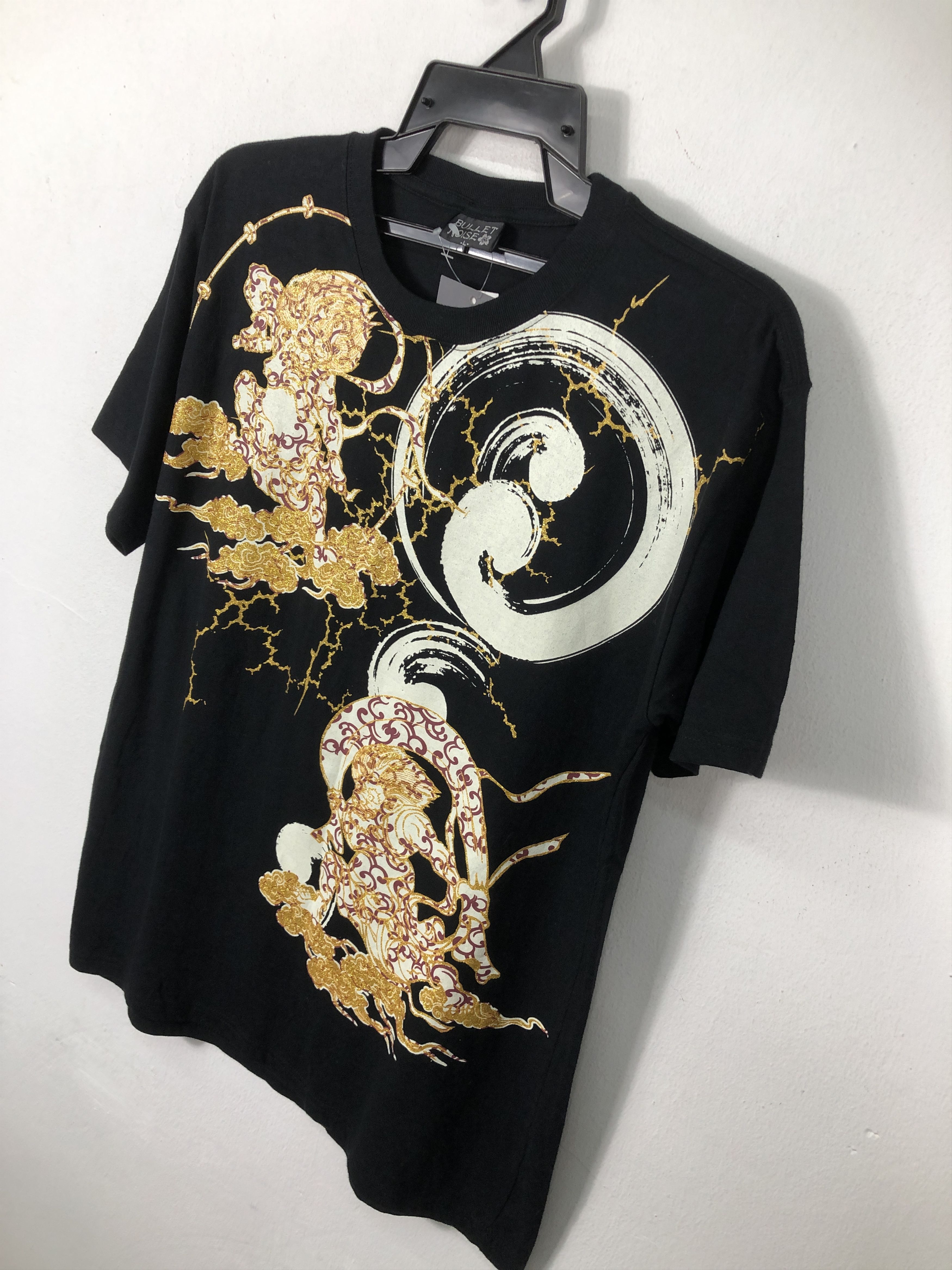 Japanese Brand Japanese Brand Bullet Noise Fujin And Raijin T-Shirt Size US M / EU 48-50 / 2 - 3 Thumbnail