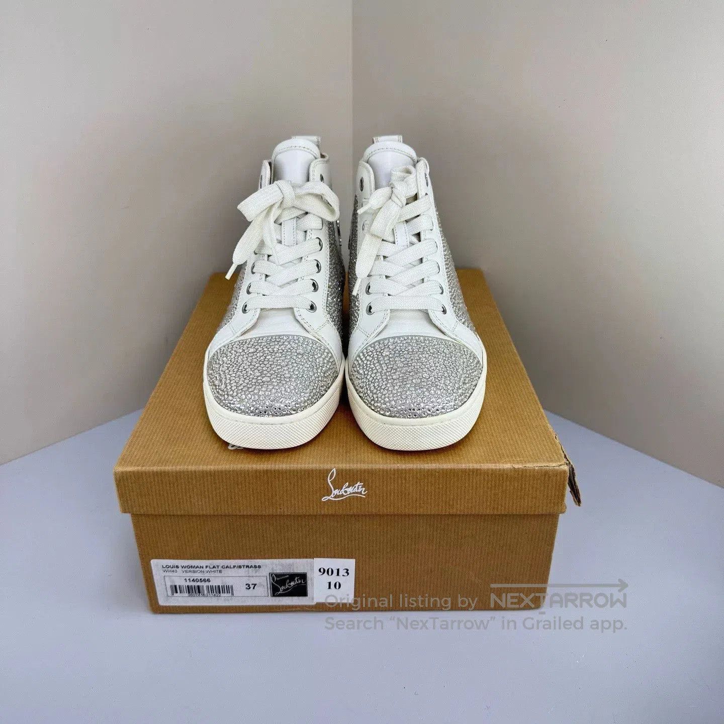 Christian Louboutin Christian Louboutin White Diamond Casual Shoes. Size US 6 / IT 36 - 1 Thumbnail