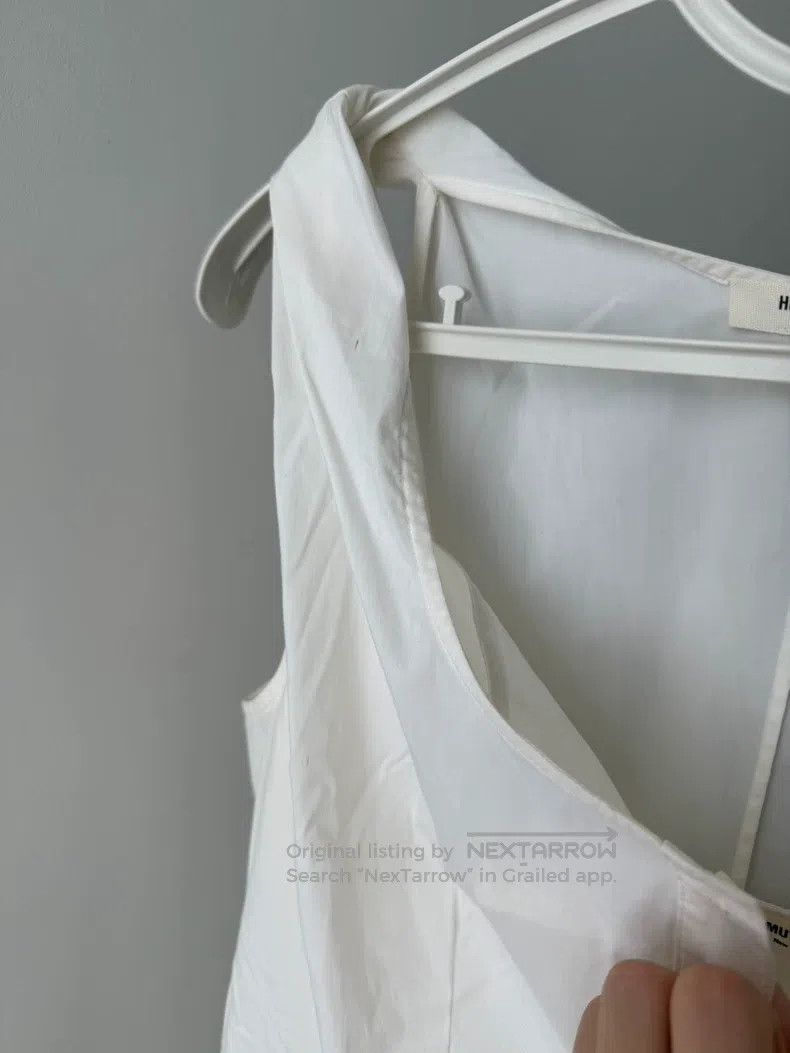 Helmut Lang Helmut Lang White Two-Piece Sleeveless Dress Size M / US 6-8 / IT 42-44 - 9 Thumbnail
