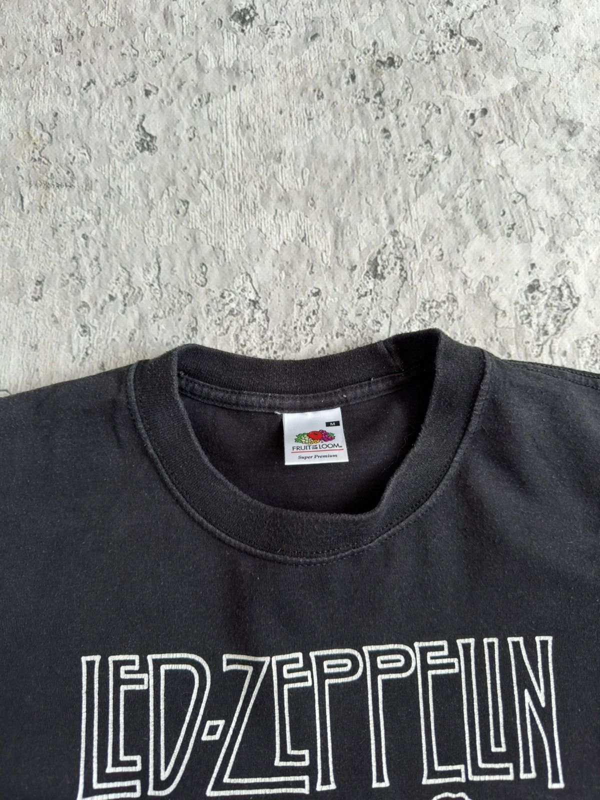 Band Tees × Led Zeppelin × Vintage 2000 Led Zeppelin Swan Angel Licensed Band Tee Size US M / EU 48-50 / 2 - 4 Thumbnail