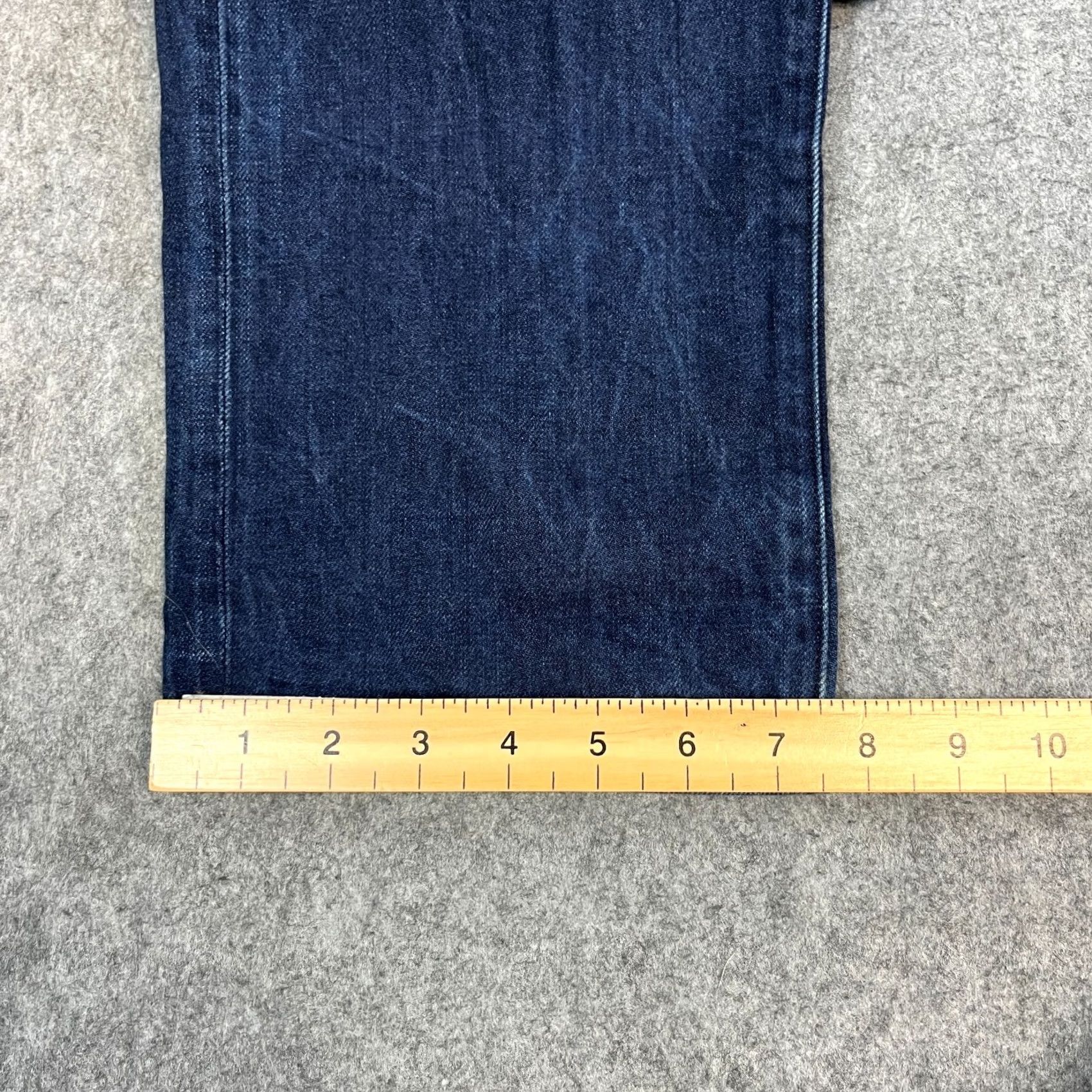 G-Star G-Star Mens Jeans Regular Straight 34 Dark Wash Blue 100% Cotton Button Fly Size US 34 / EU 50 - 3 Thumbnail