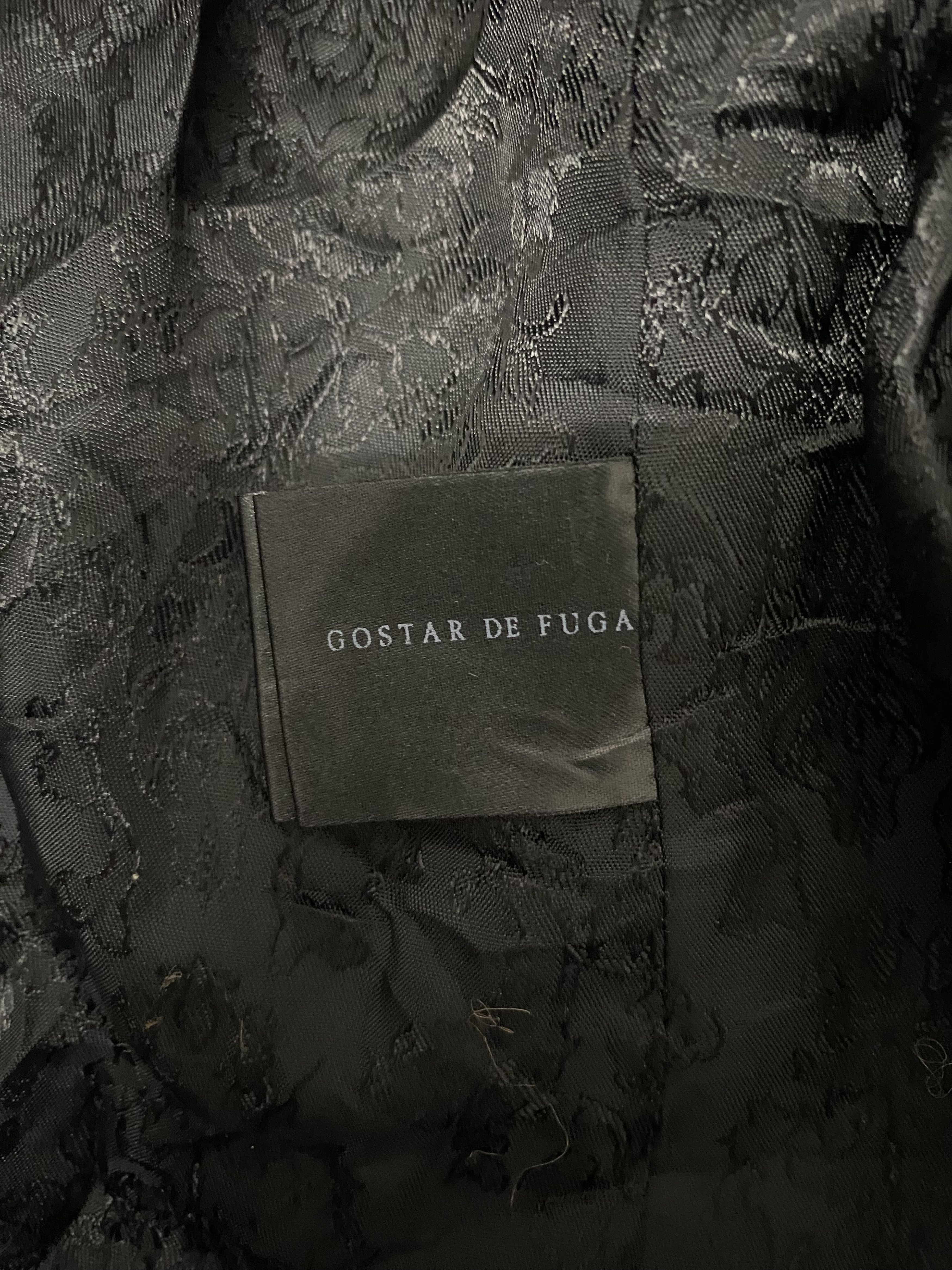 GOSTAR DE FUGA VTG Gostar De Fuga Double Breasted Wool Jacket Black Size US S / EU 44-46 / 1 - 17 Thumbnail