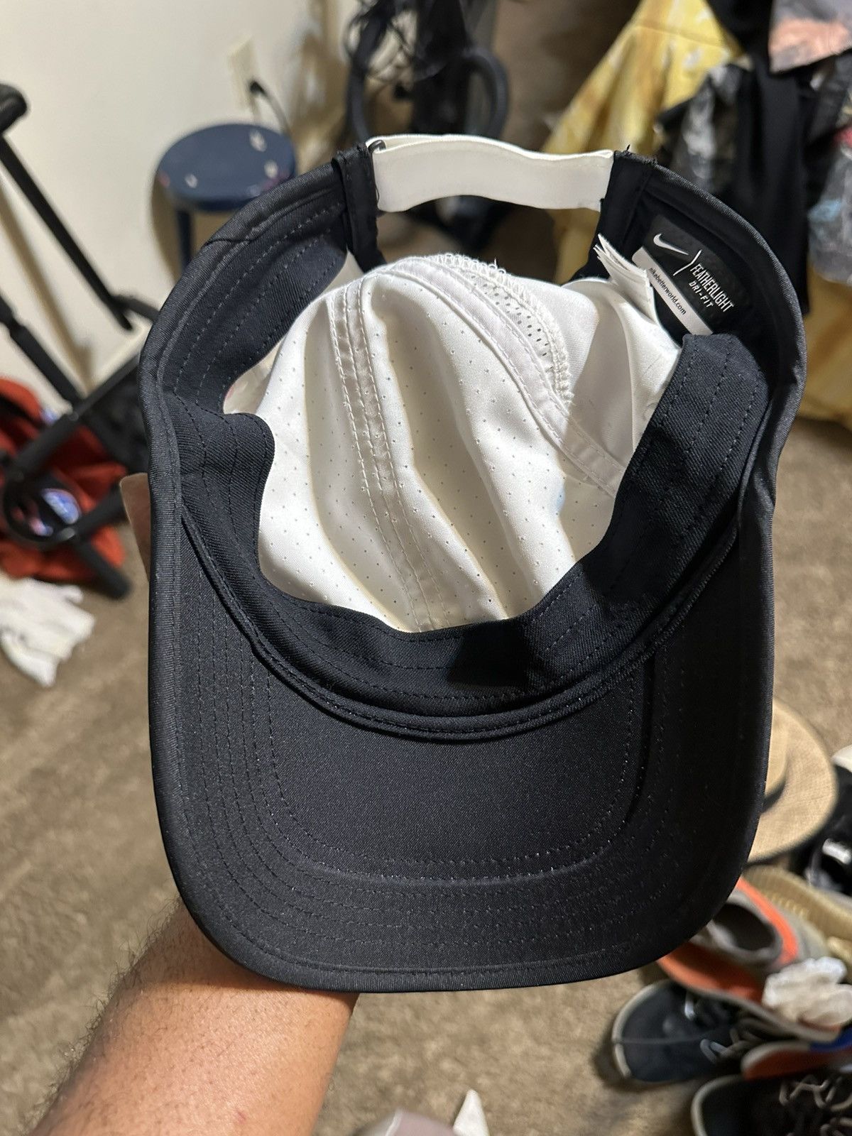 Nike × Vintage Vintage Nike running “concord” hat 90s Size ONE SIZE - 7 Thumbnail