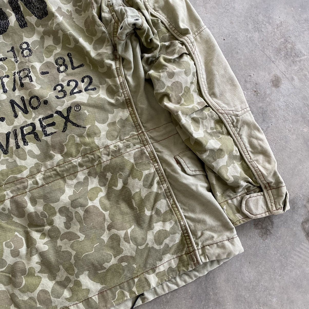 Avirex AVIREX M-65 USN Military Hoodie Camo Jacket Size US M / EU 48-50 / 2 - 9 Thumbnail