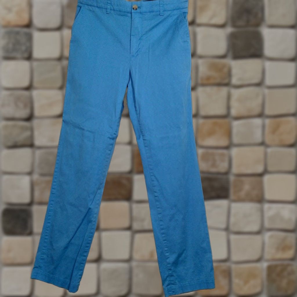 Vineyard Vines Vineyard Vines Links Pant Men's Golf Chino Pants 32x31 Blue Grid Spring Easter Size US 32 / EU 48 - 1 Thumbnail