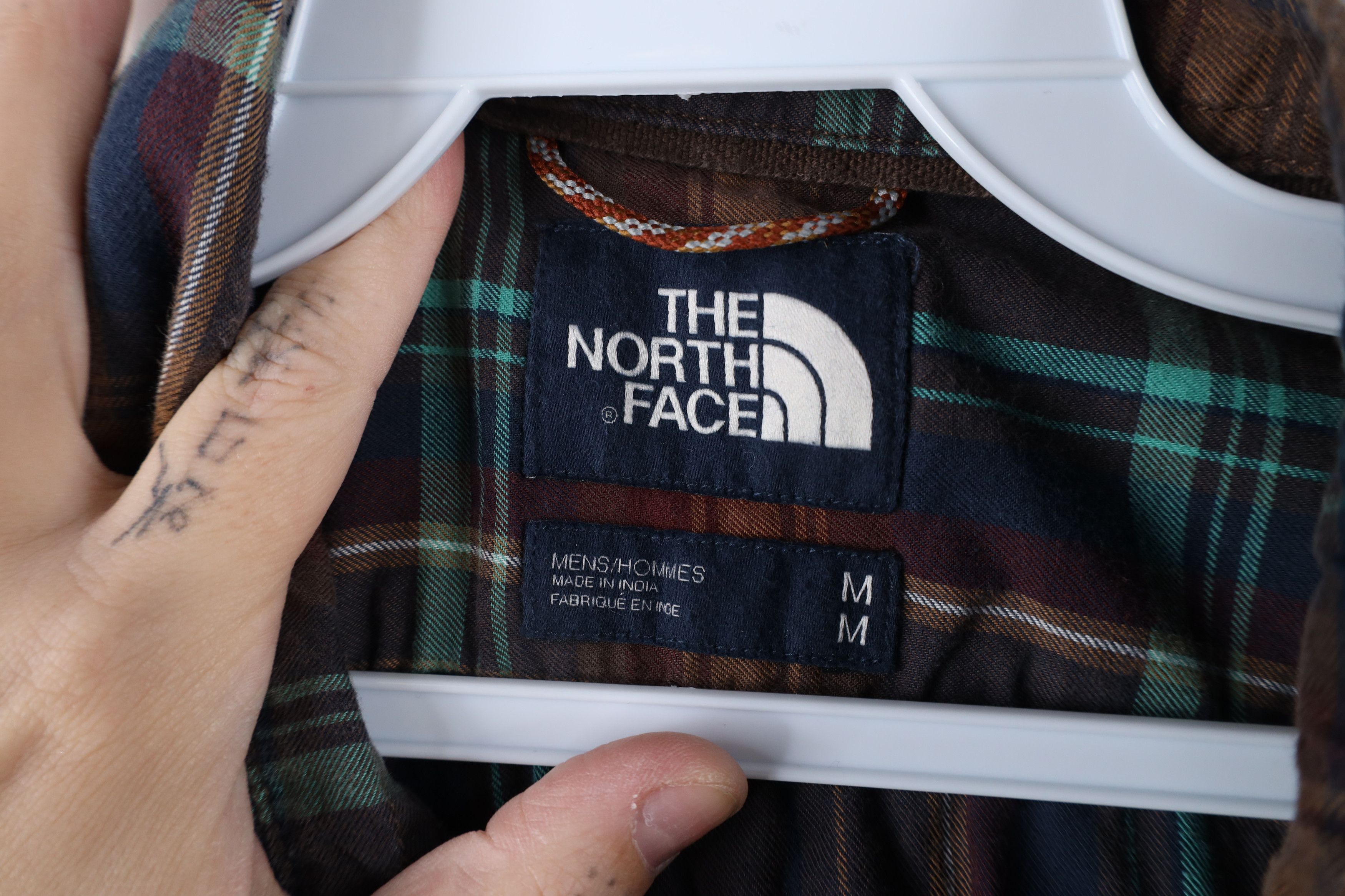 The North Face × Vintage Vintage The North Face Out Short Sleeve Button Shirt Plaid Size US M / EU 48-50 / 2 - 6 Thumbnail