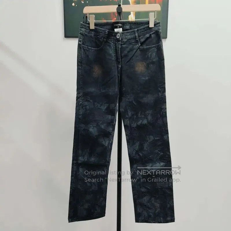 Chanel Chanel Gray Cotton Women's Jeans . Size 30" / US 8 / IT 44 - 1 Thumbnail