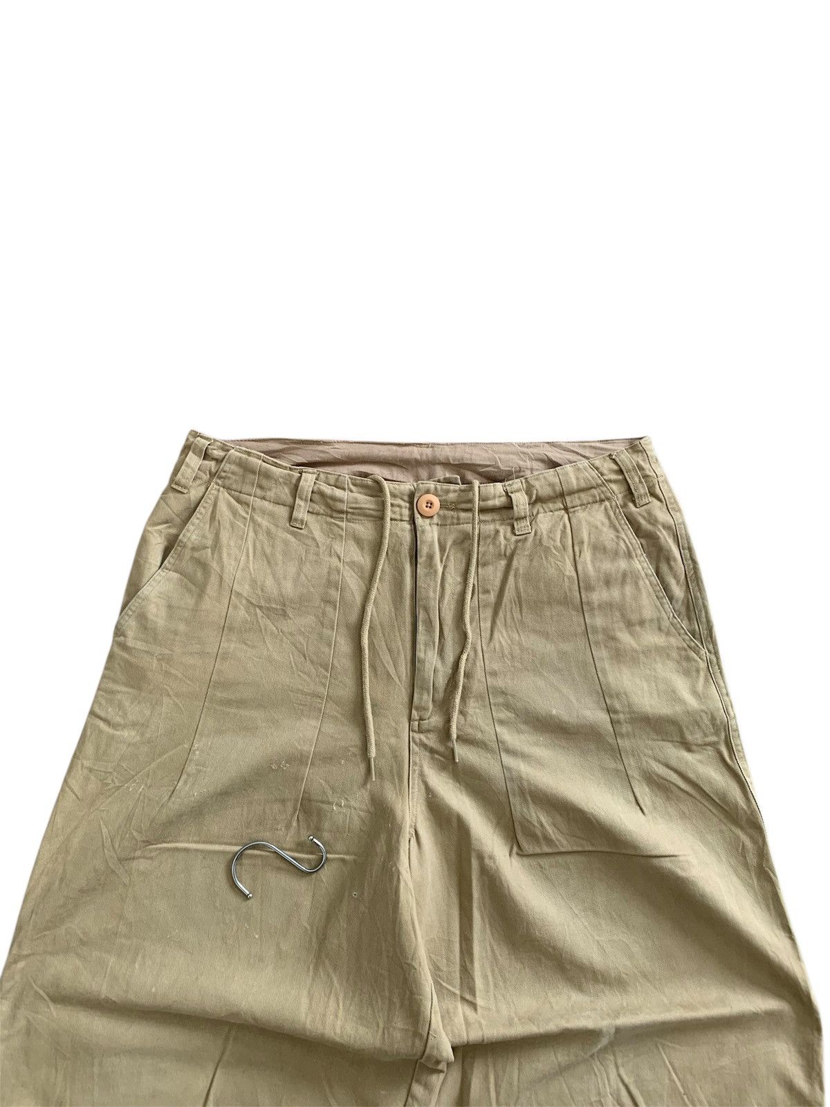 Yohji Yamamoto Travel Life & Comfort Heavyweight Twill Wide Balloon Pants Size US 34 / EU 50 - 3 Thumbnail