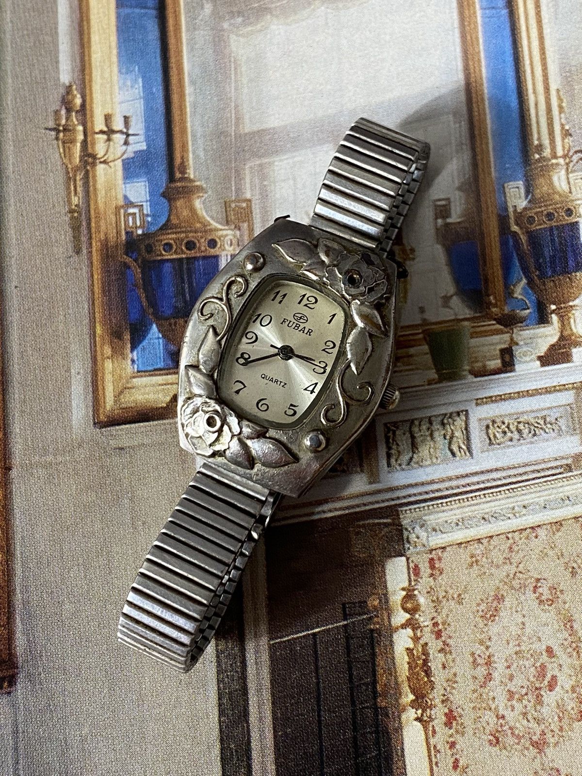 Jewelry FUBAR Watch Vintage, Floral Motif Size ONE SIZE - 6 Thumbnail