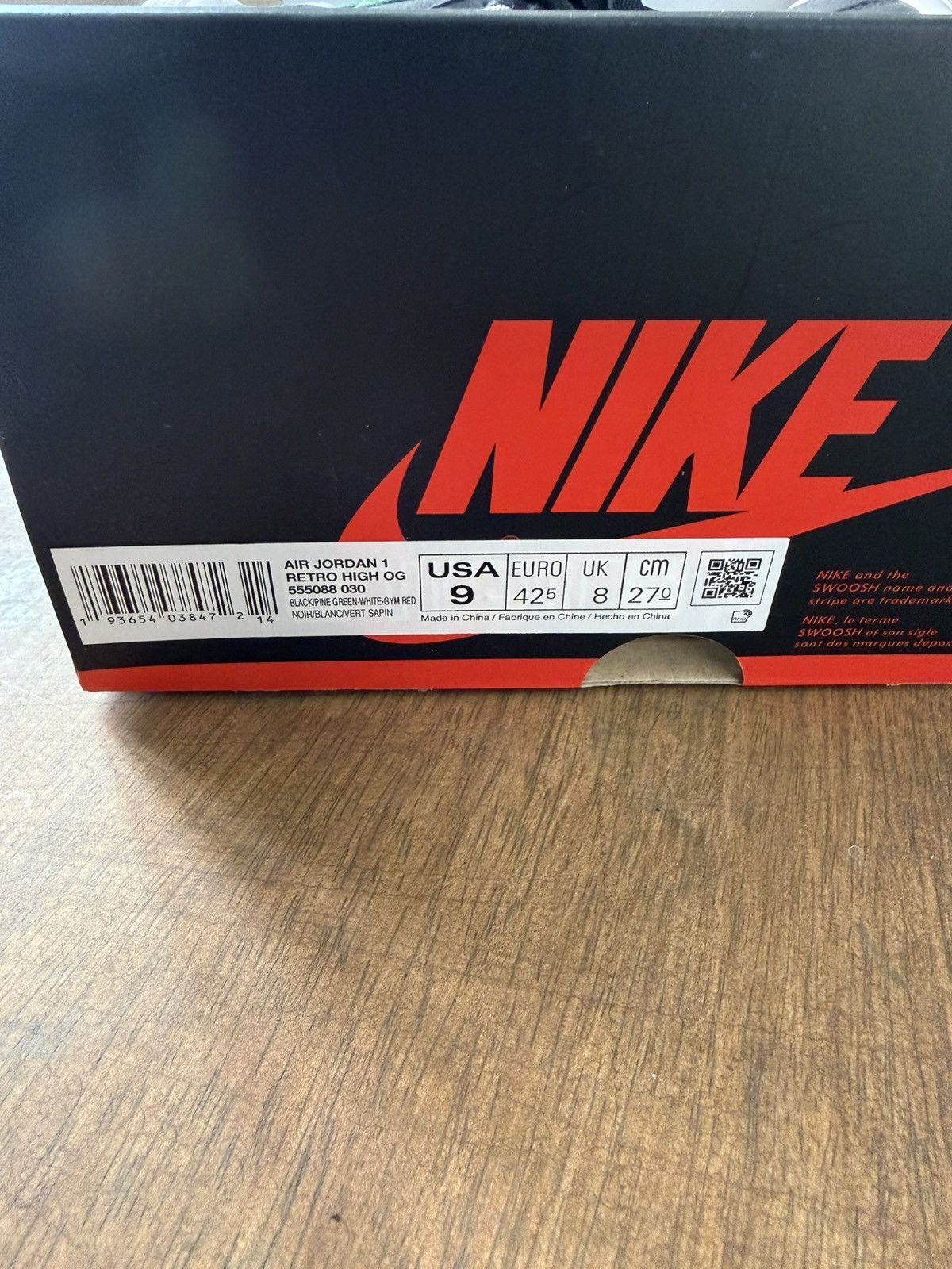 Jordan Brand Air jordan 1 retro high og pine green Size US 9 / EU 42 - 8 Thumbnail