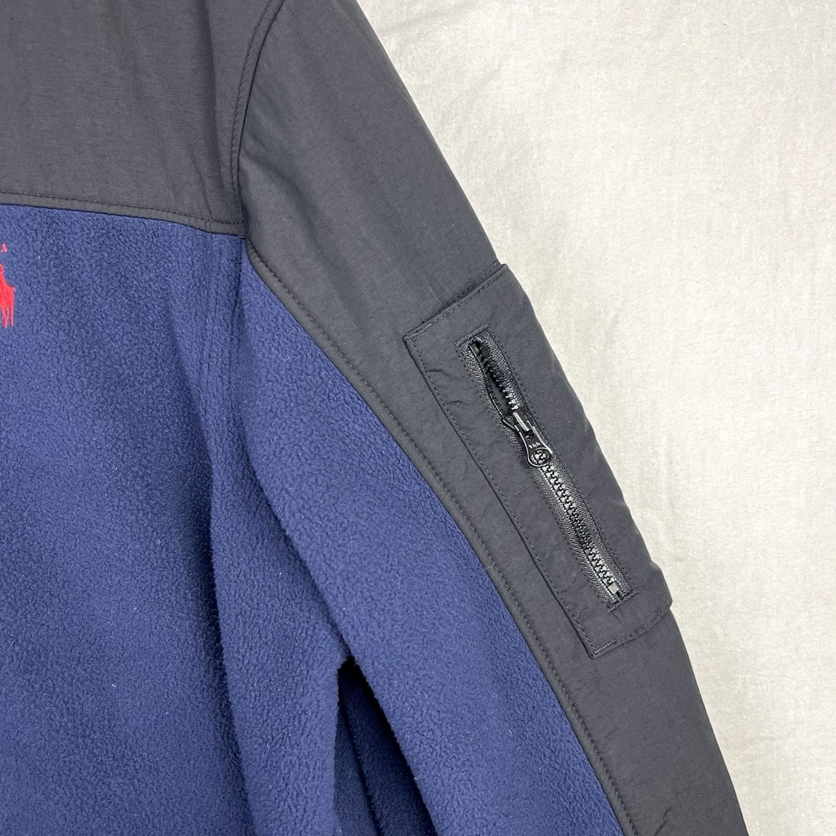 Polo Ralph Lauren Polo Ralph Lauren Jacket Mens Large Denim? Denali Fleece Full Zip Preppy Navy Size US L / EU 52-54 / 3 - 4 Thumbnail