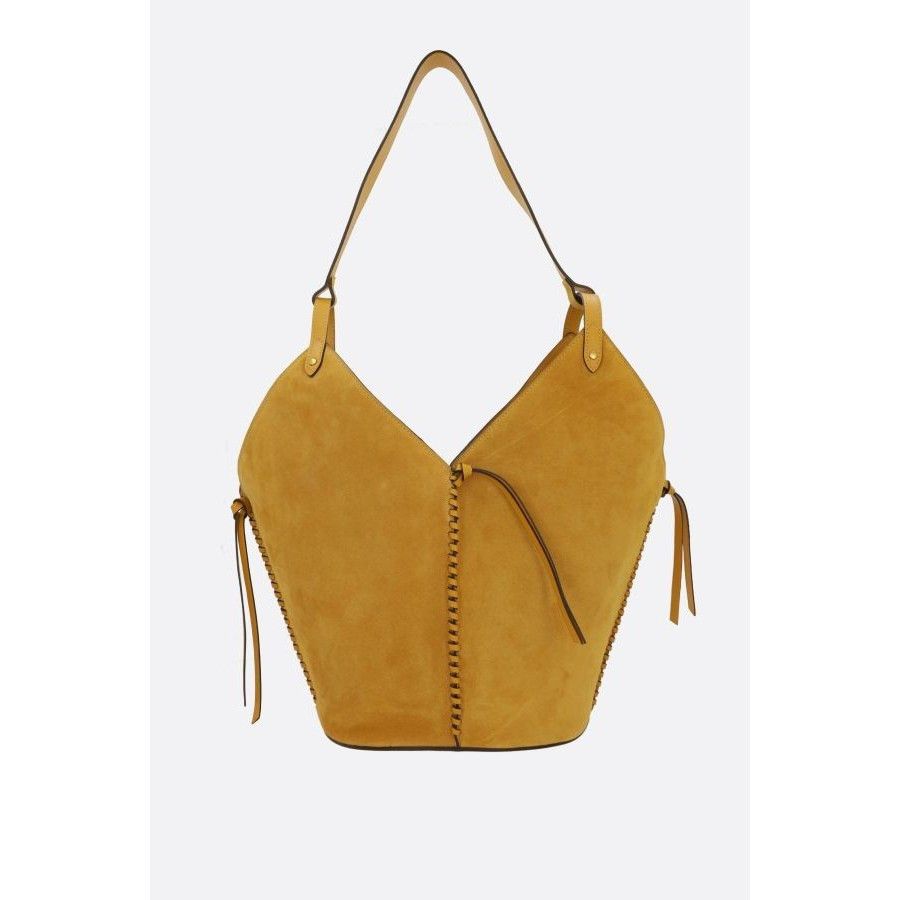Isabel Marant ISABEL MARANT Saffron Yellow Tampa Suede Shopping Shoulder B Size ONE SIZE - 3 Thumbnail
