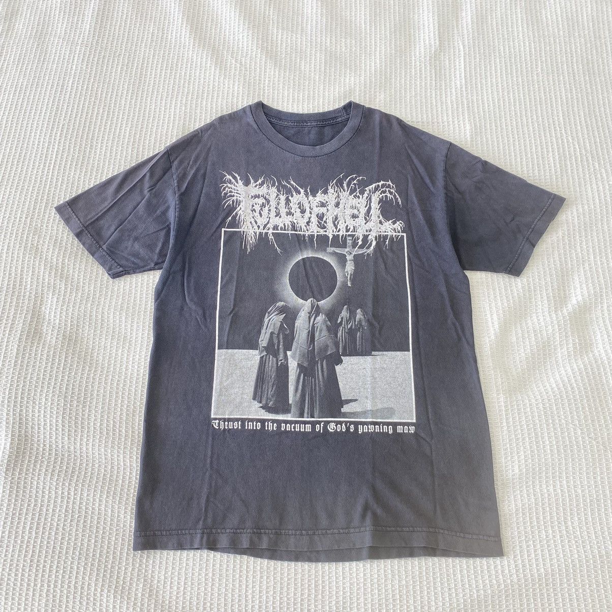Band Tees Thrashed Faded Full Of Hell Grindcore Band ERD GRUNGE TEE Size US L / EU 52-54 / 3 - 1 Thumbnail