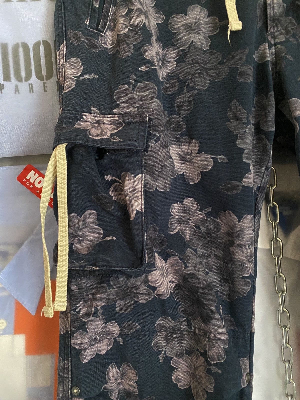 Hysteric Glamour Sunny Clouds Allover Print Floral Strght Leg like Denim Tear Size US 29 - 7 Thumbnail