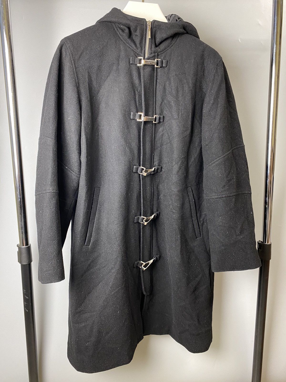 Ralph Lauren Women’s Ralph Lauren Black Wool Coat Size L / US 10 / IT 46 - 3 Thumbnail