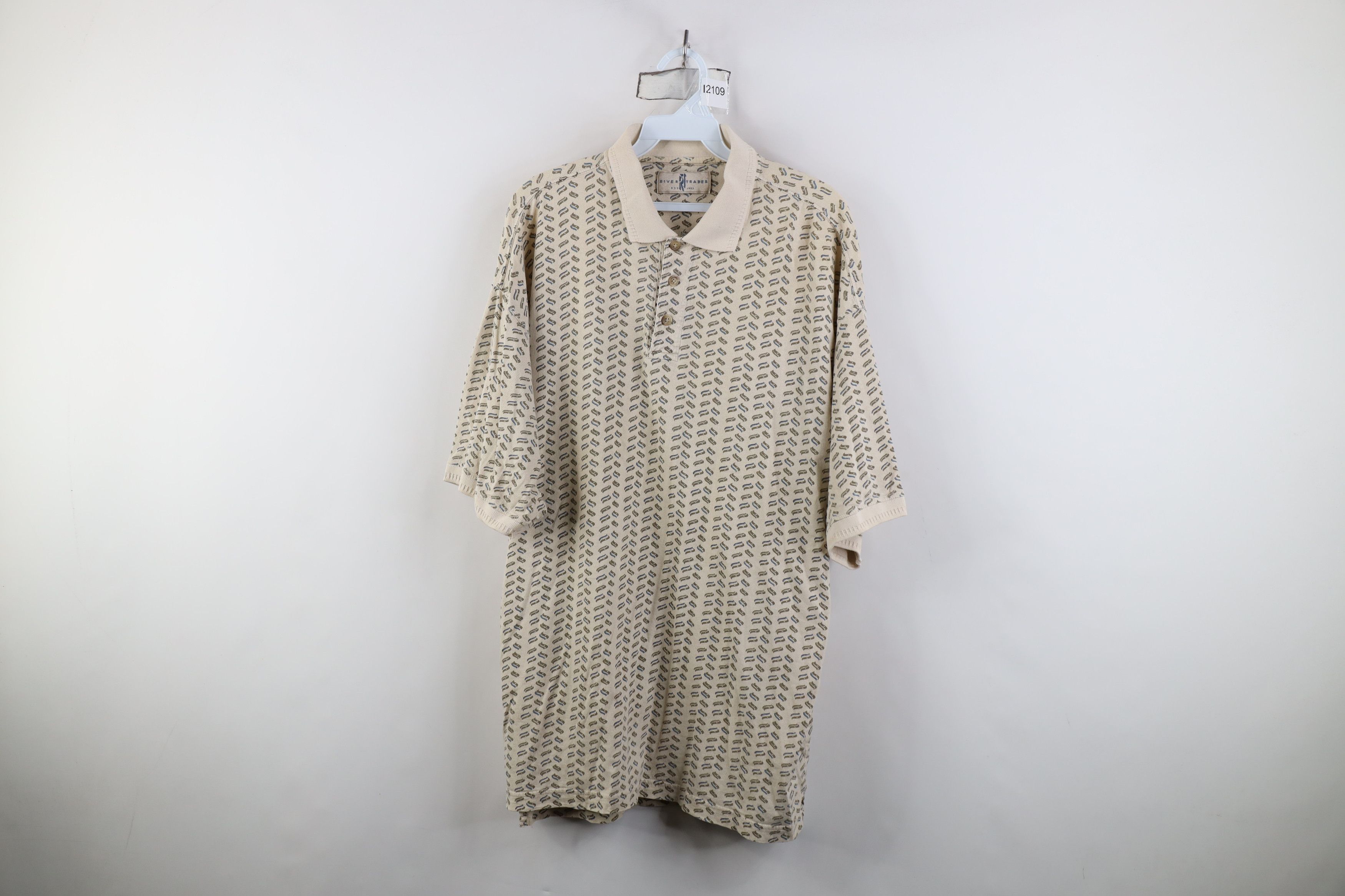 Vintage Vintage 90s Streetwear Collared Golf Polo Shirt Cotton Size US XXL / EU 58 / 5 - 1 Thumbnail
