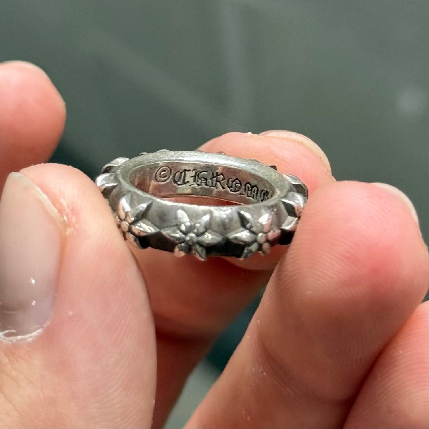 Chrome Hearts Chrome Hearts Star Band Ring Size ONE SIZE - 4 Thumbnail