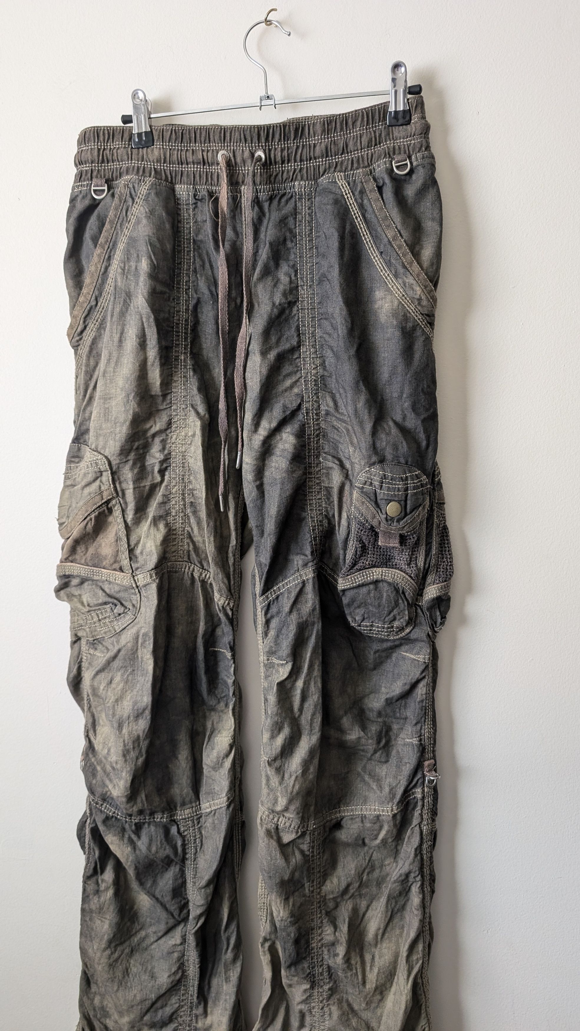GOA GOA Military Cargo Pants - Rare Wash Effect Size US 29 - 2 Thumbnail
