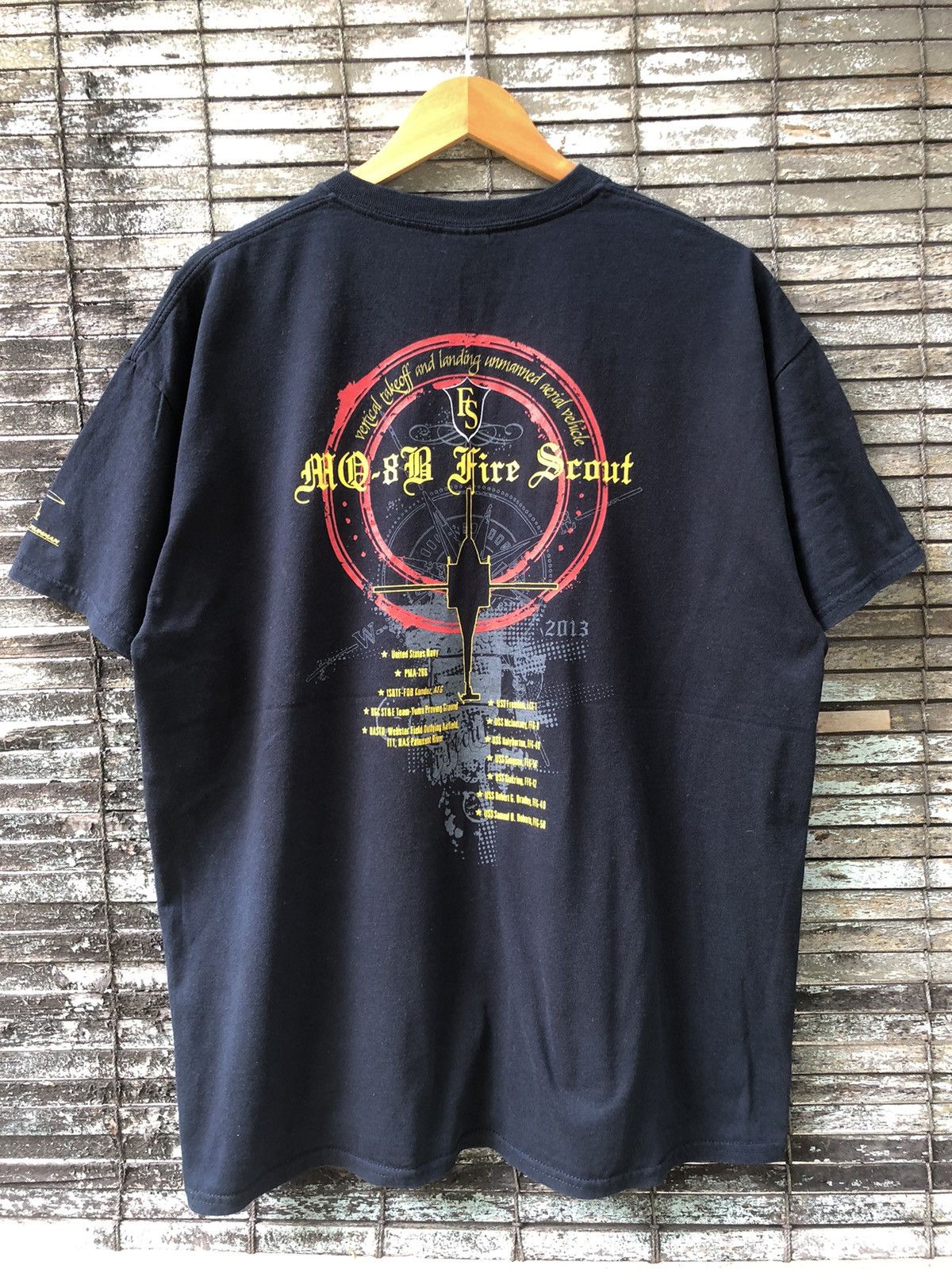 Japanese Brand × Vintage 🔥Vintage🔥Y2K Fire Flight Scout Tshirts Size US XL / EU 56 / 4 - 1 Thumbnail
