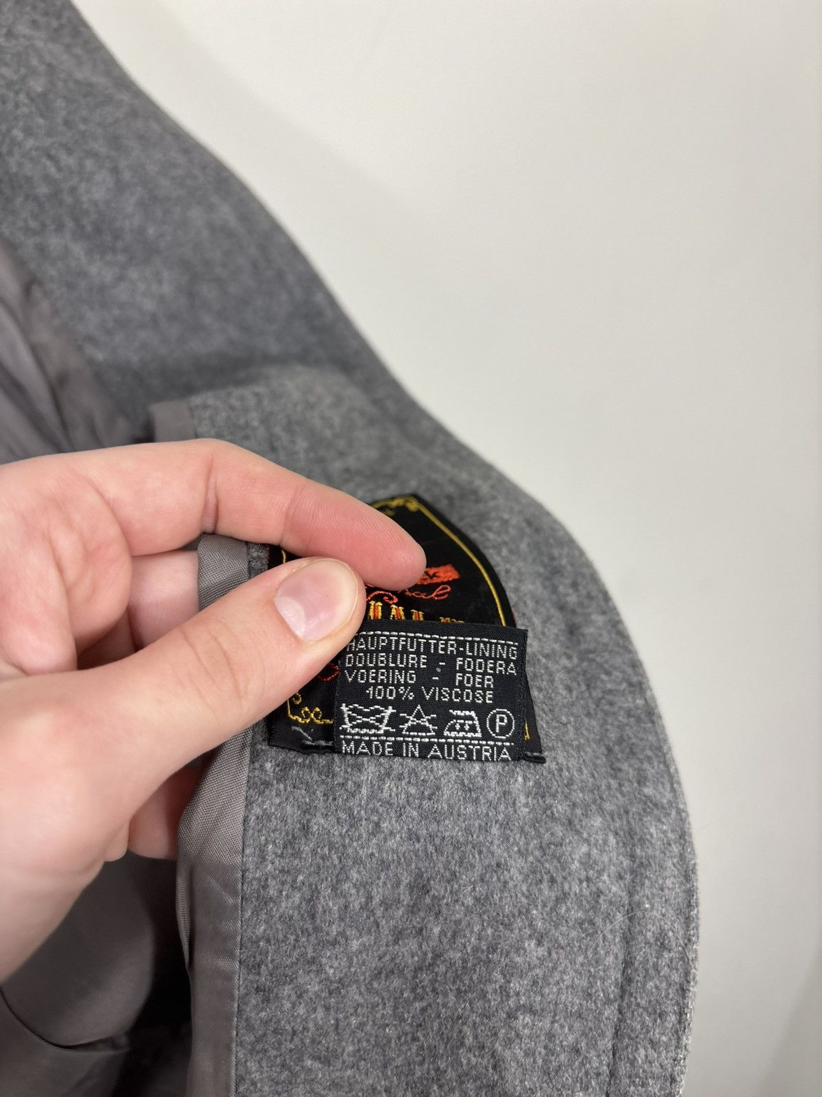 Other Vintage Steinbock Himalaya Women’s Double Breasted Wool Coat Size M / US 6-8 / IT 42-44 - 18 Thumbnail