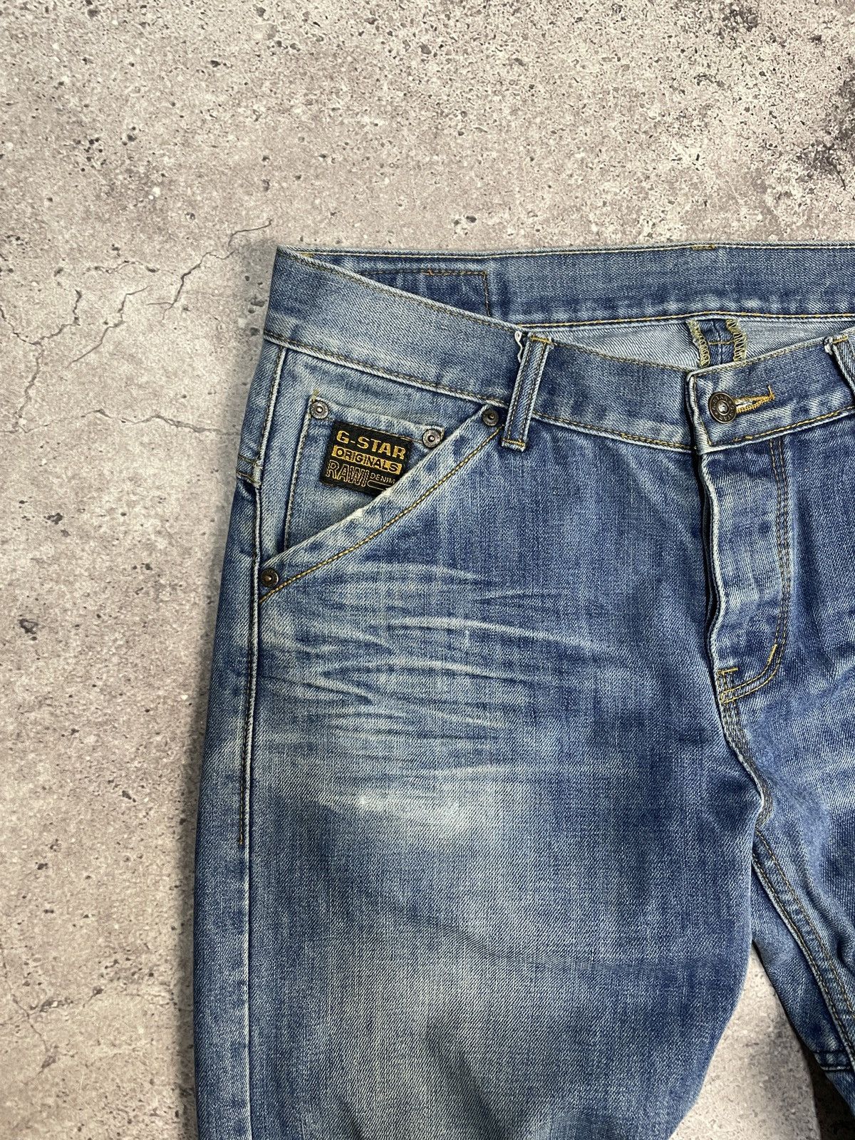 G-Star × Vintage Vintage Y2K G Star Raw Distressed Cargo Jeans Pants Size US 32 / EU 48 - 9 Thumbnail