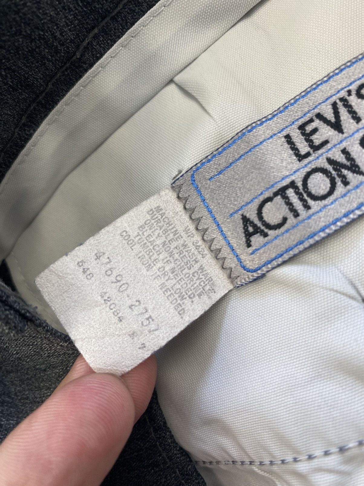 Levi's Vintage Levi’s Action Slacks Talon Zip Trousers Size US 34 / EU 50 - 6 Thumbnail