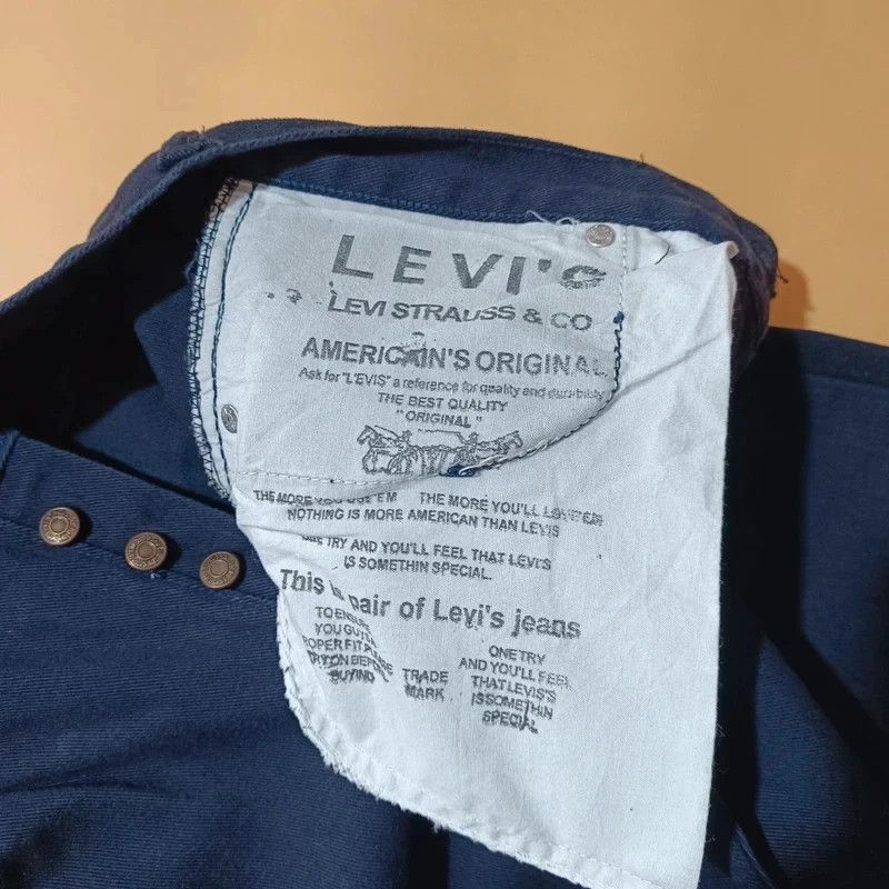 Levi's RARE Vintage 80s Levis 501 XXX Blue Jeans W32 L32 USA Size US 32 / EU 48 - 15 Thumbnail