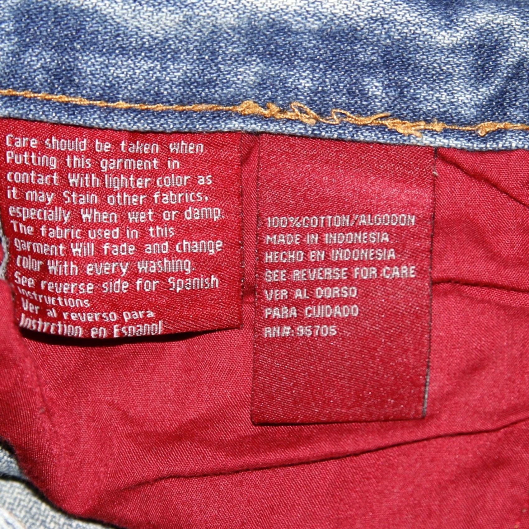 CO VINTAGE Plugg Jeans Co Womens Light Wash Jeans Size 32 Retro 100% Cotton Jeans Blue Size 24" / US 00 / IT 34 - 7 Thumbnail