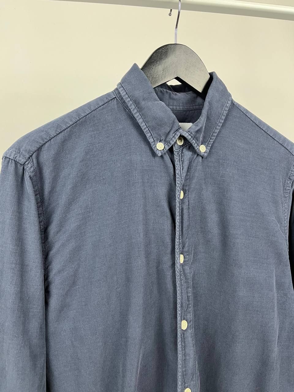 Wax London Wax London Corduroy Shirt Long Sleeve Blue Men’s Size M Size US M / EU 48-50 / 2 - 3 Thumbnail