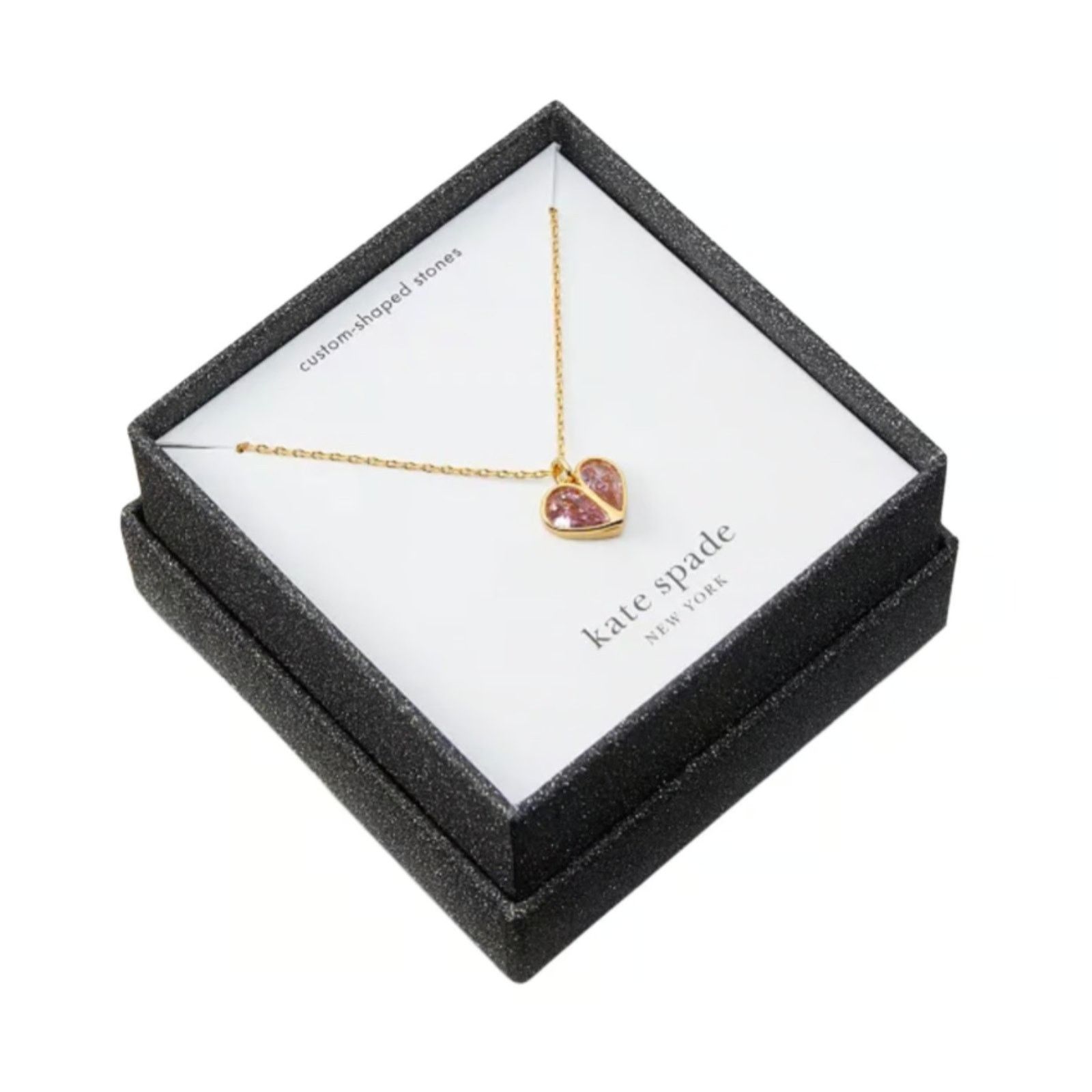 Kate Spade Kate Spade Cubic Zirconia Heart Mini Pendant Necklace Size ONE SIZE - 6 Thumbnail
