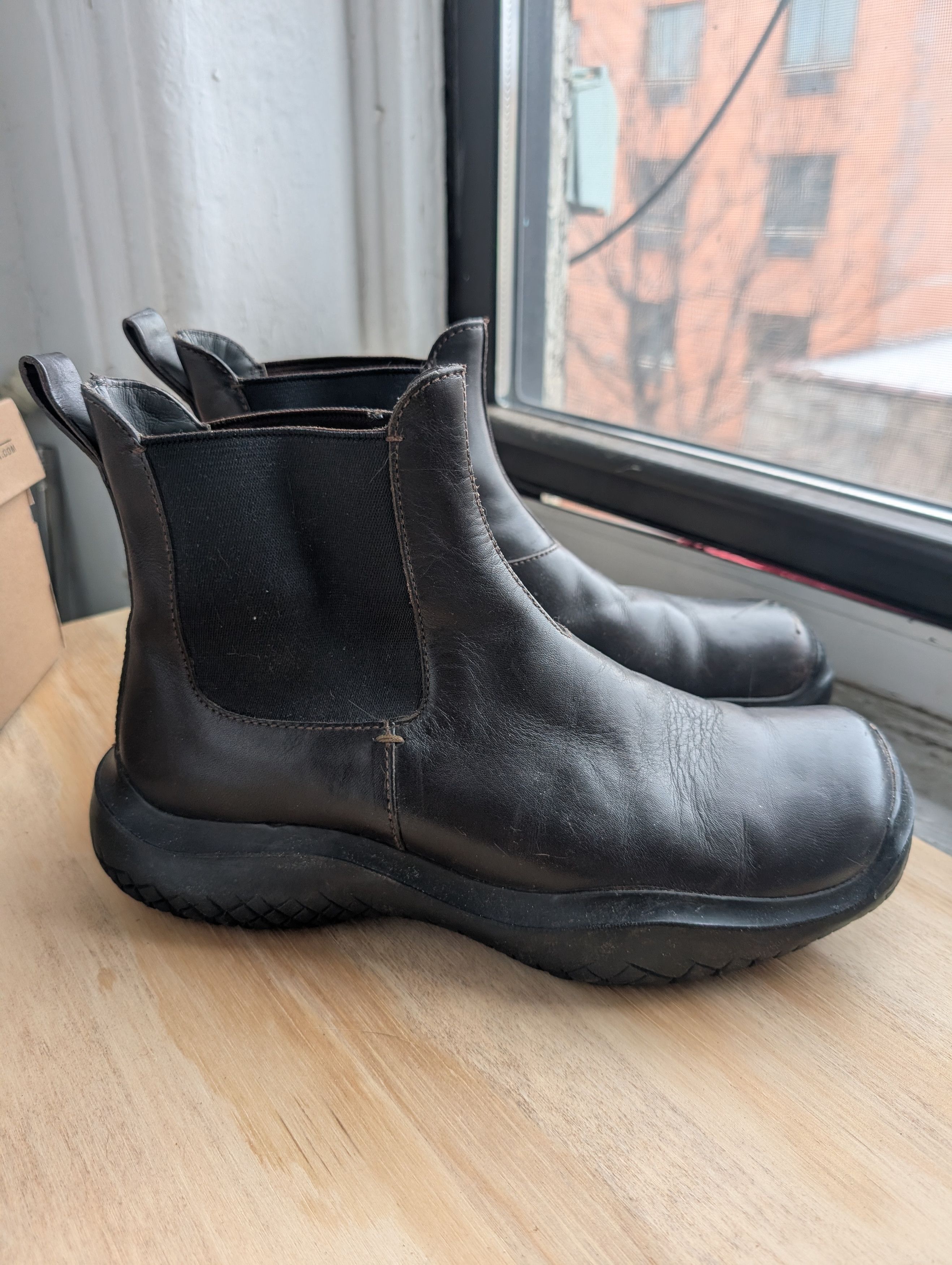 Prada Prada Linea Rossa Dark Brown Leather Boots FW 1999 Size US 8 / EU 41 - 6 Thumbnail